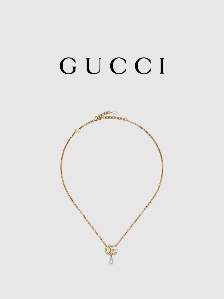 NO:105690,[Gift] GUCCI Gucci GG Marmont series pendant necklace, jewelry boutique, gucci, gucci, necklace19860909[礼物]GUCCI古驰GG Marmont系列吊坠项链,饰品精品,gucci,gucci,necklace,Jewelry