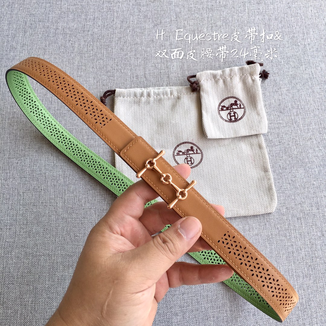  爱·马·仕 女款 专柜在售爆款  👏👏👏 感谢客户反馈实拍图，顶级货2.5CM 自己看细节都有货   