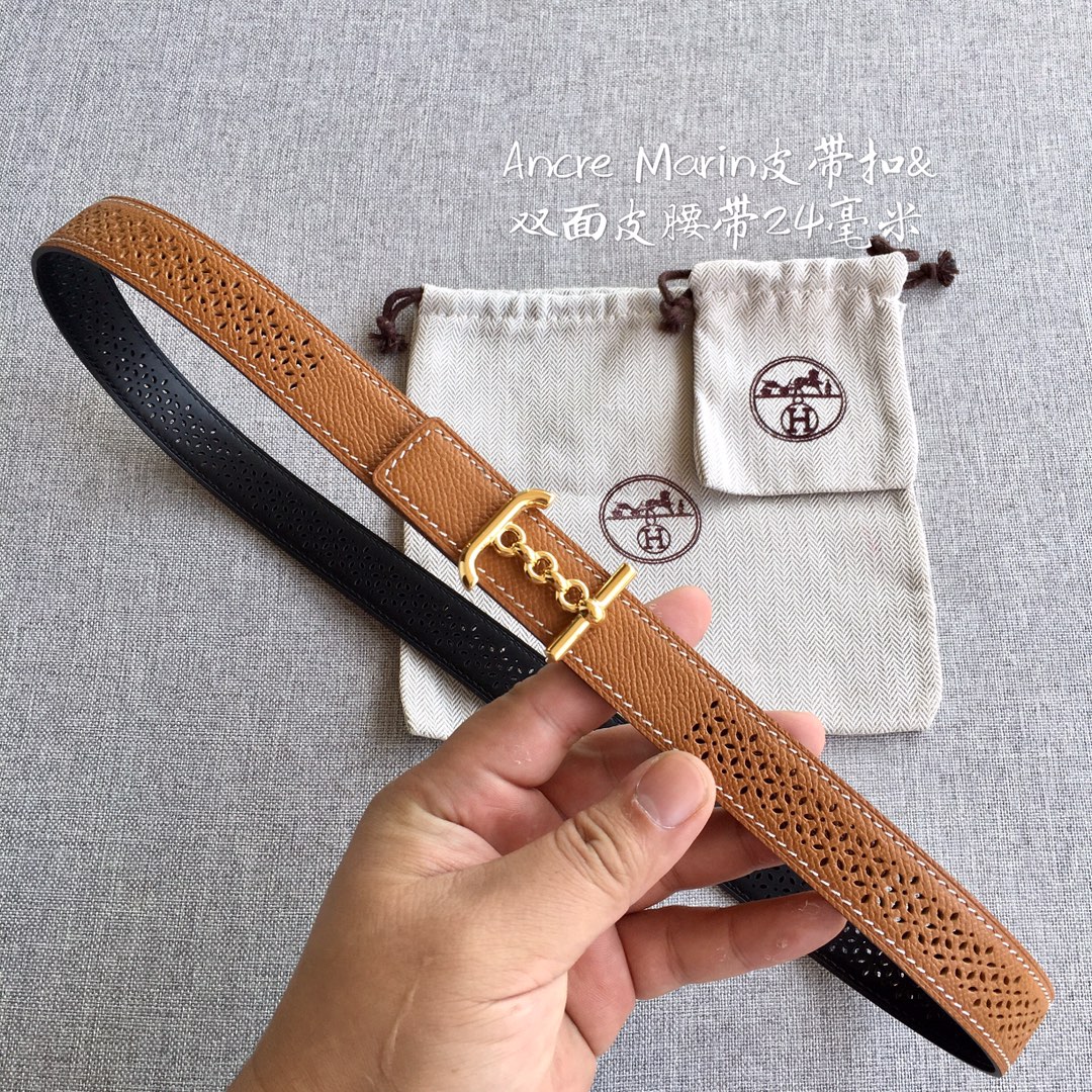  爱·马·仕 女款 专柜在售爆款  👏👏👏 感谢客户反馈实拍图，顶级货2.5CM 自己看细节都有货   