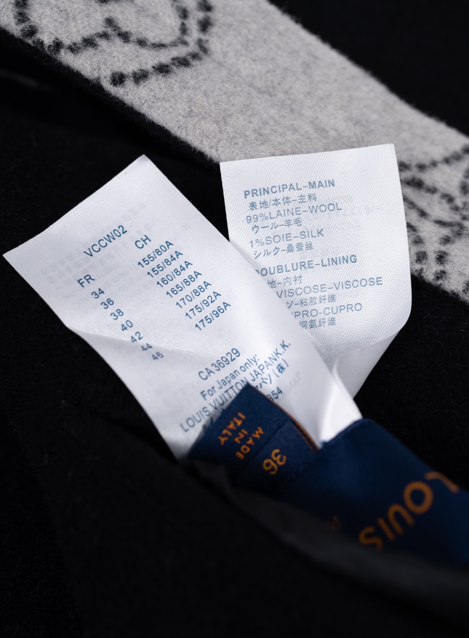 Monogram Wool-Silk Blend Wrap Coat with Leather Trim - Classic Elegance 9 i1735179925 2577 6