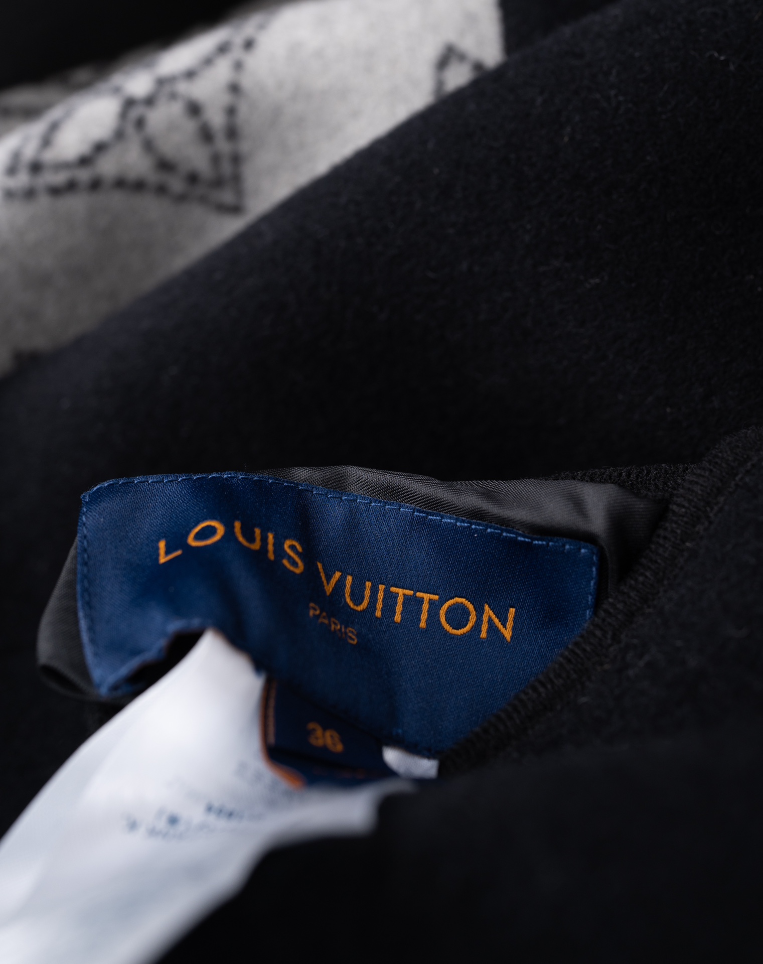 Monogram Wool-Silk Blend Wrap Coat with Leather Trim - Classic Elegance 5 i1735179925 3298 4