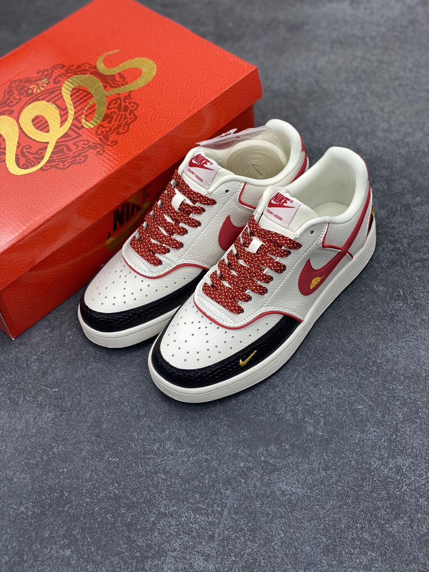 图片[8]-海外爆款 ZP订单 NIKE EBERNON Low prm 小空军低帮百搭透气休闲运动板鞋 独家头层版本 原数据独家私模大底 纯正版型 清洁度完美 货号：FD5188-130 尺码：36 36.5 37.5 38 38.5 39 40 40.5 41 42 42.5 43 44 44.5 45-选品中心