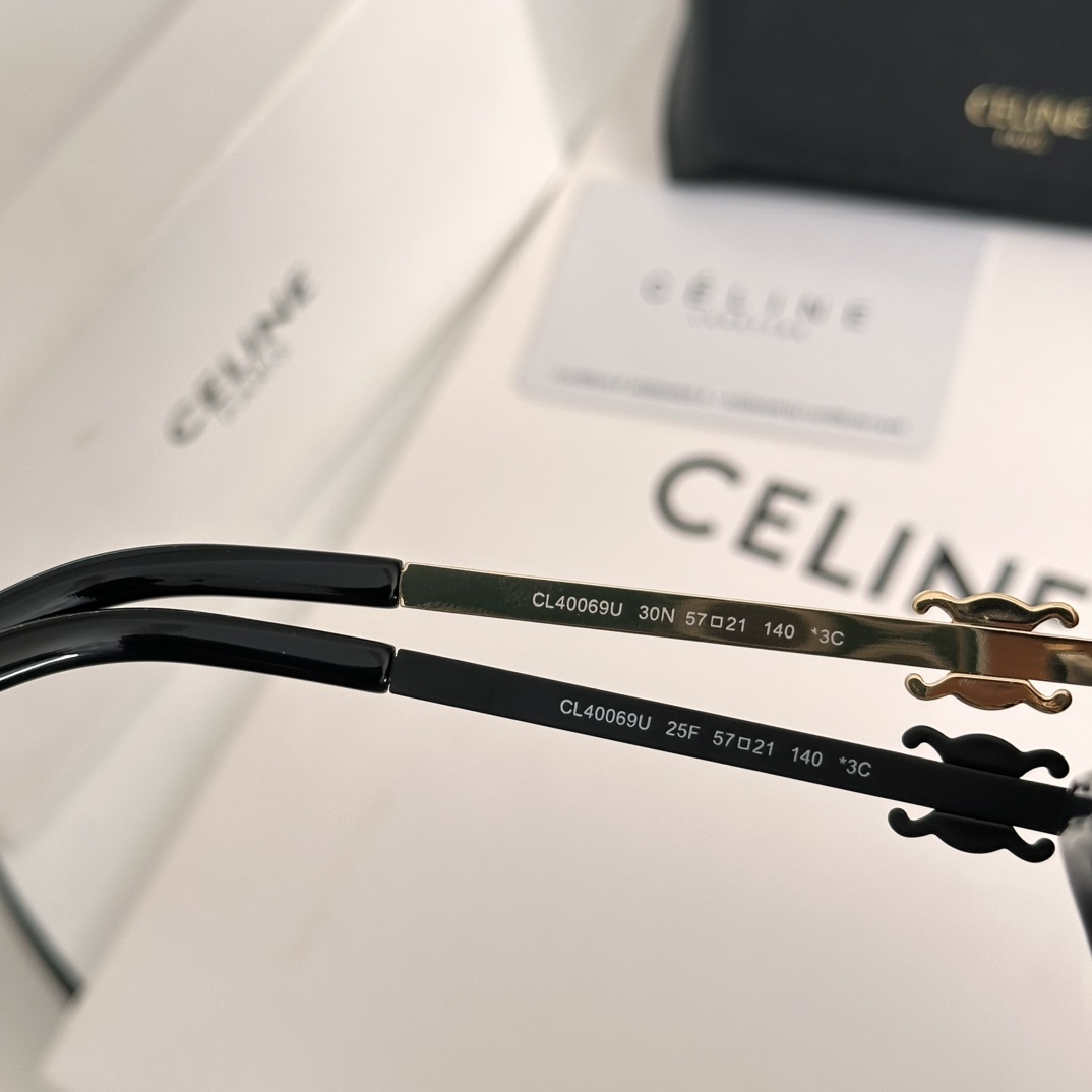 ️齐色凯旋门简约款品牌不明显低调又奢华️Celine*CL40069USIZE:57-21-140️