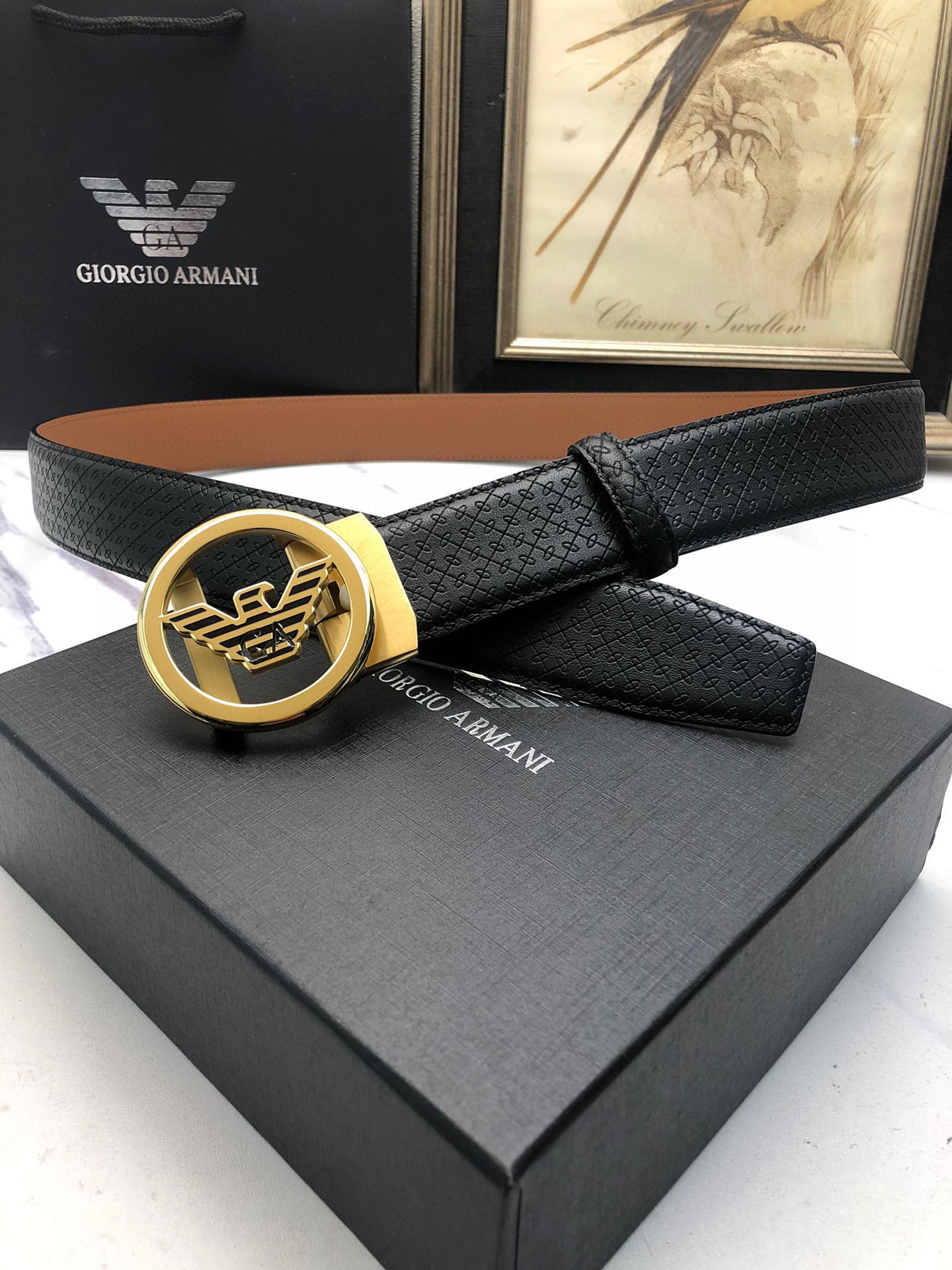 Italian-Made Amani Automatic Belts: Premium Oxen Skin, Adjustable Width, Stylish Design - 图片 2