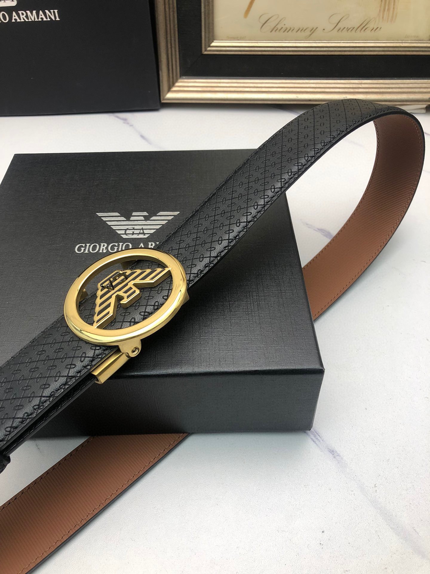 Italian-Made Amani Automatic Belts: Premium Oxen Skin, Adjustable Width, Stylish Design - 图片 3