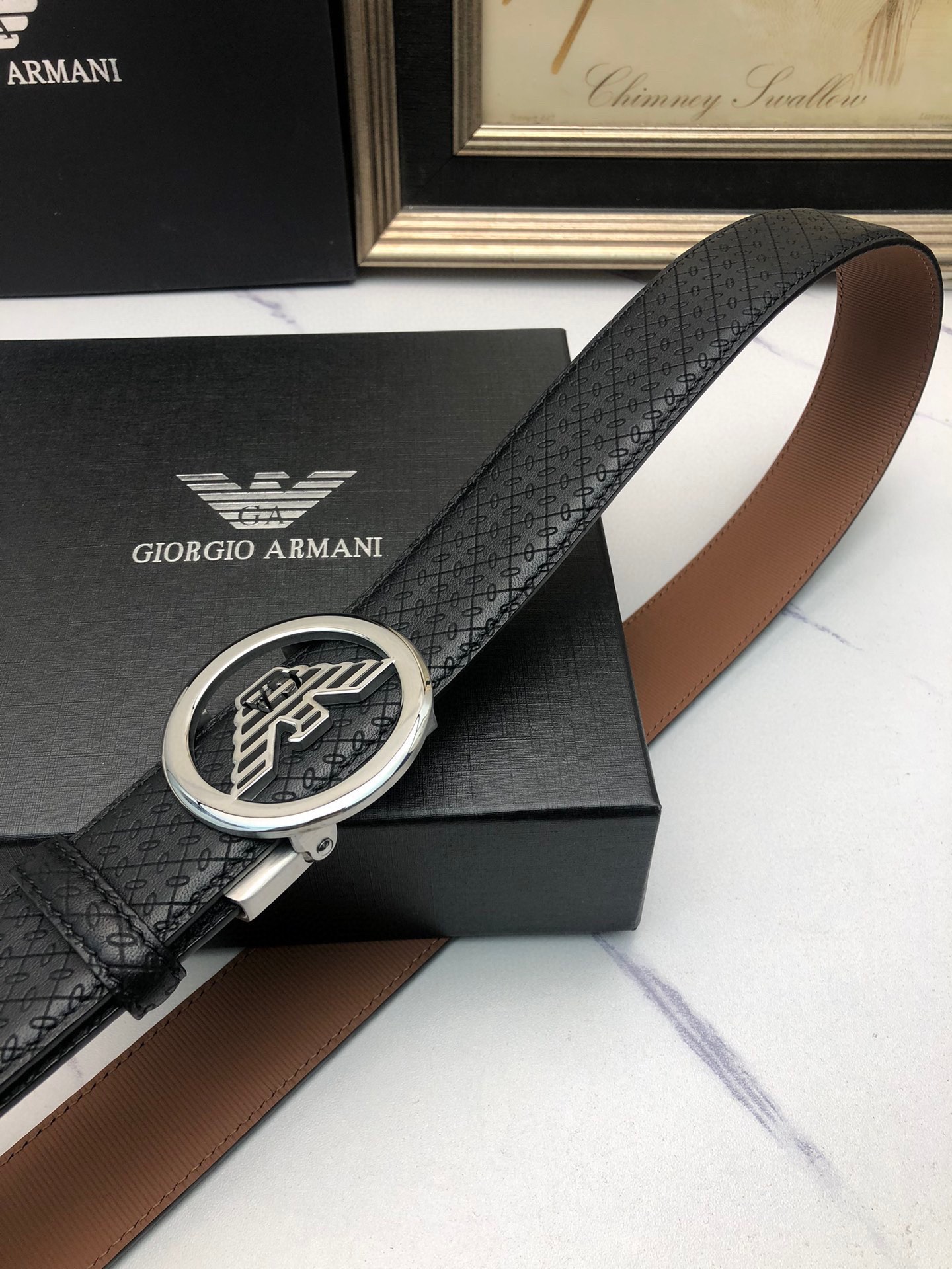 Italian Imported Oxen Skin Automatic Belts with Original Sheets, Tailorable and Stylish - 图片 3