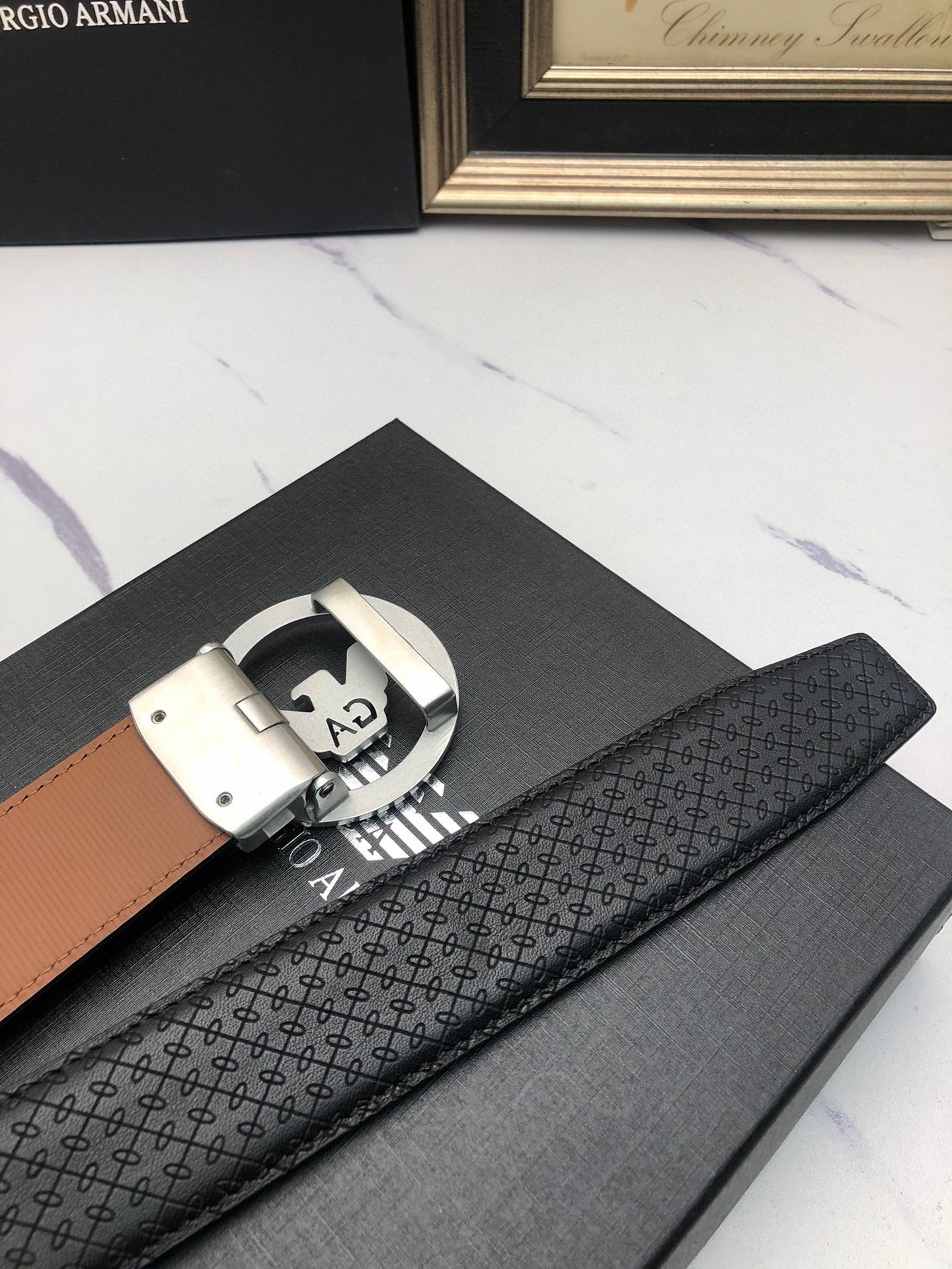 Italian Imported Oxen Skin Automatic Belts with Original Sheets, Tailorable and Stylish - 图片 7