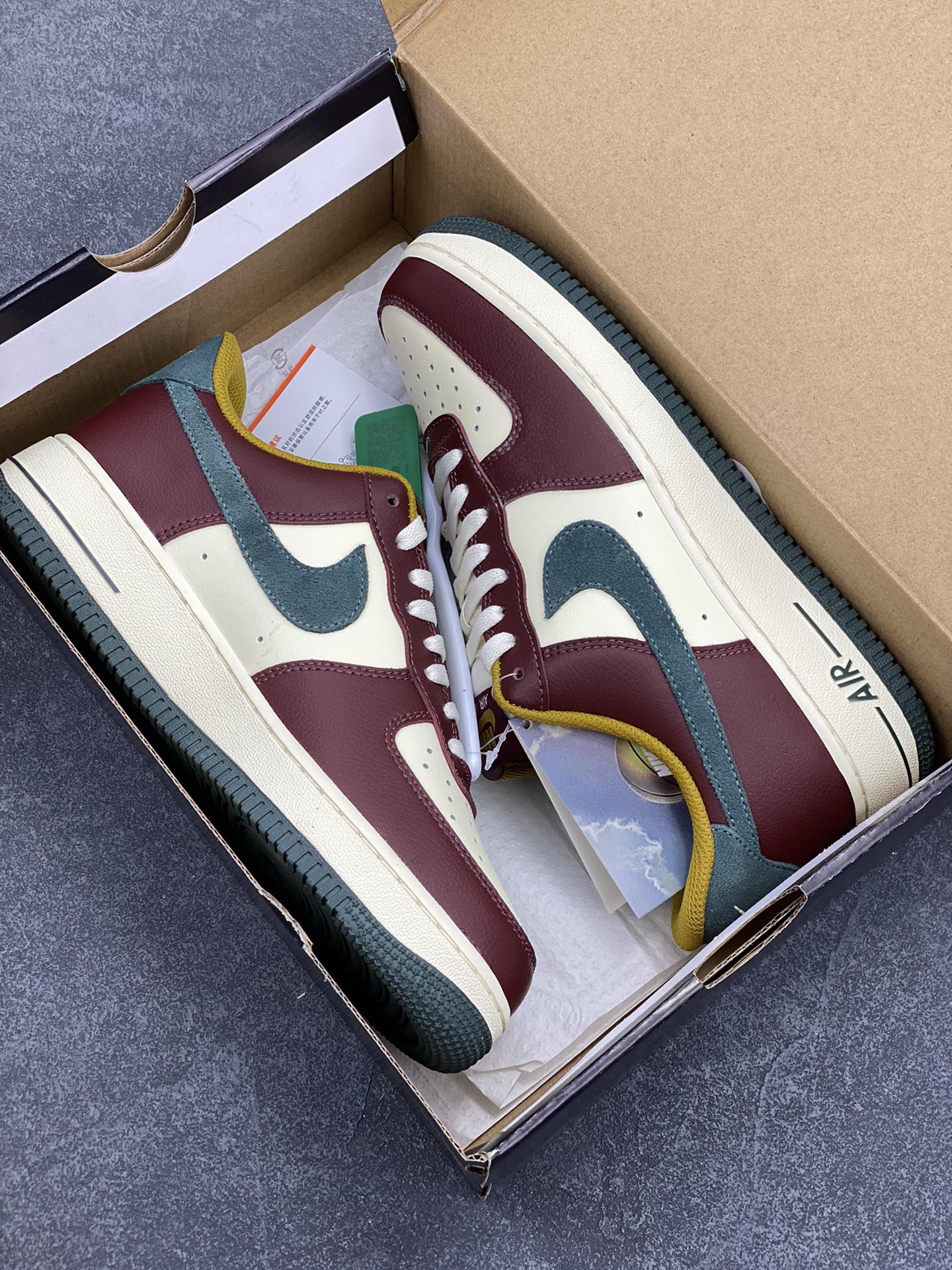 图片[9]-HY版本💯 Nike Air Force 1 Low 07 米红 原楦头原纸板 打造纯正低帮空军版型专注外贸渠道 全掌内置蜂窝气垫 原盒配件 原厂中底钢印、拉帮完美 货号：HQ3612-113 尺码：36 36.5 37.5 38 38.5 39 40 40.5 41 42 42.5 43 44 44.5 45 46-选品中心