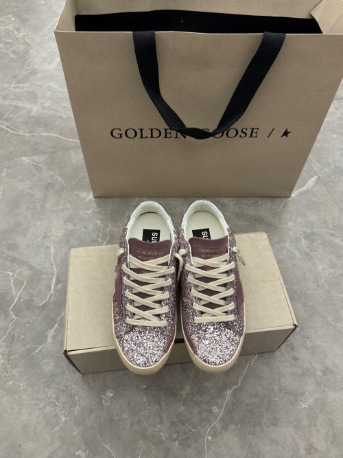 Golden Goose Superstar Glitter Sneakers - Distressed Leather, Iconic Style 1 Golden Goose Superstar Glitter Sneakers - Distressed Leather, Iconic Style