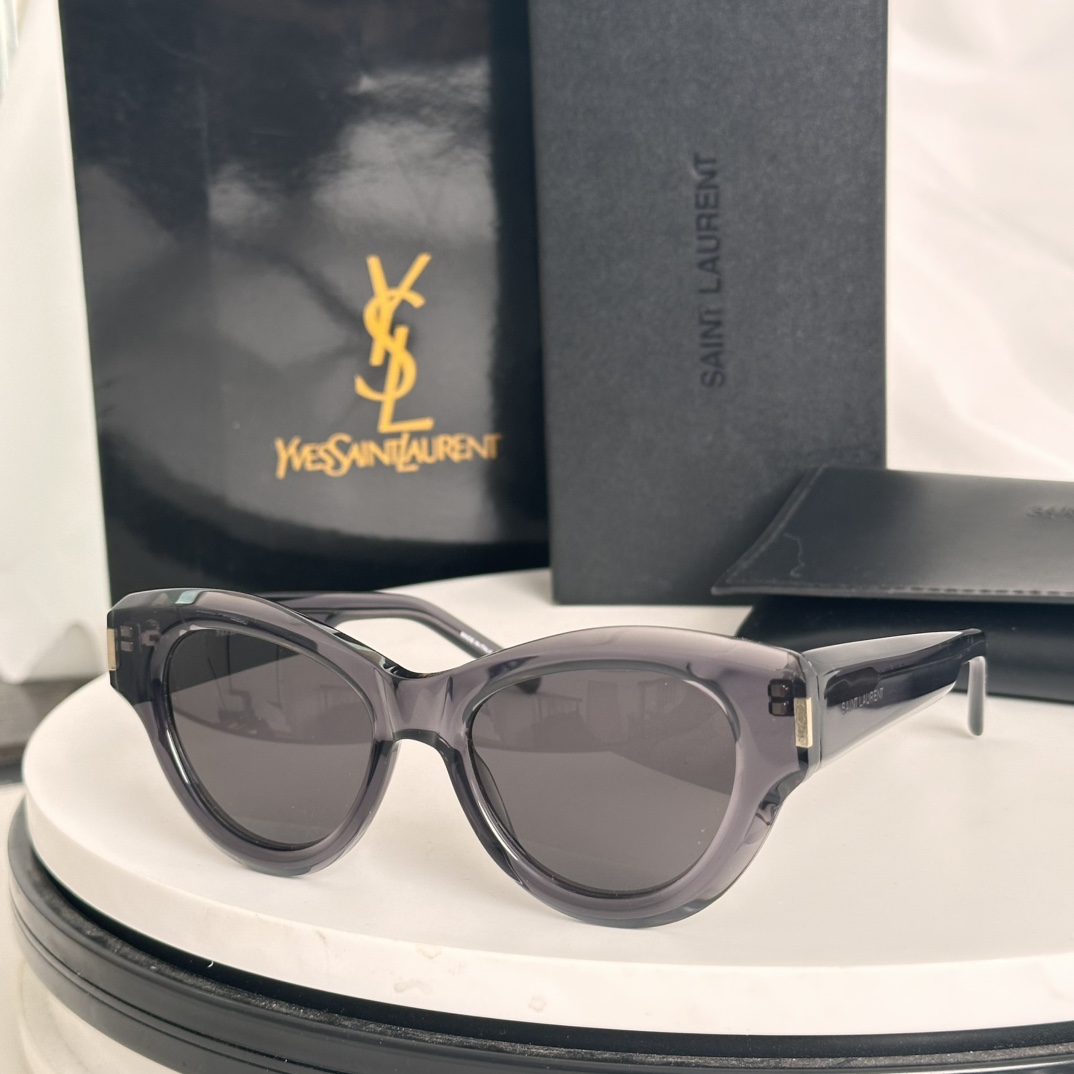  ‼️现货SAINT LAURENT 圣罗兰  YSL  SL506猫眼墨镜推荐 修饰方圆脸型 作为墨镜