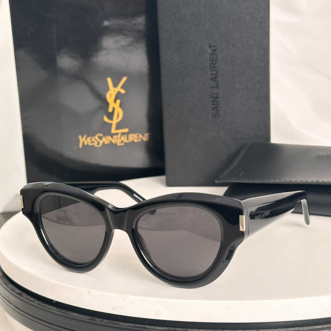  ‼️现货SAINT LAURENT 圣罗兰  YSL  SL506猫眼墨镜推荐 修饰方圆脸型 作为墨镜