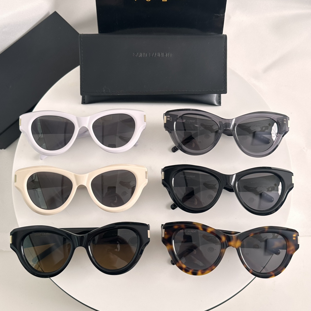  ‼️现货SAINT LAURENT 圣罗兰  YSL  SL506猫眼墨镜推荐 修饰方圆脸型 作为墨镜