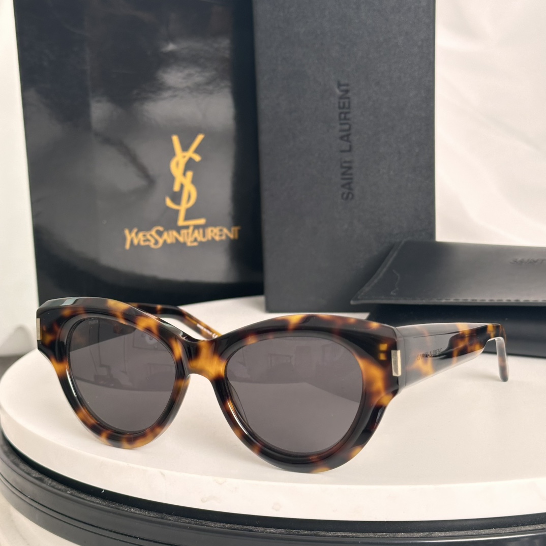  ‼️现货SAINT LAURENT 圣罗兰  YSL  SL506猫眼墨镜推荐 修饰方圆脸型 作为墨镜
