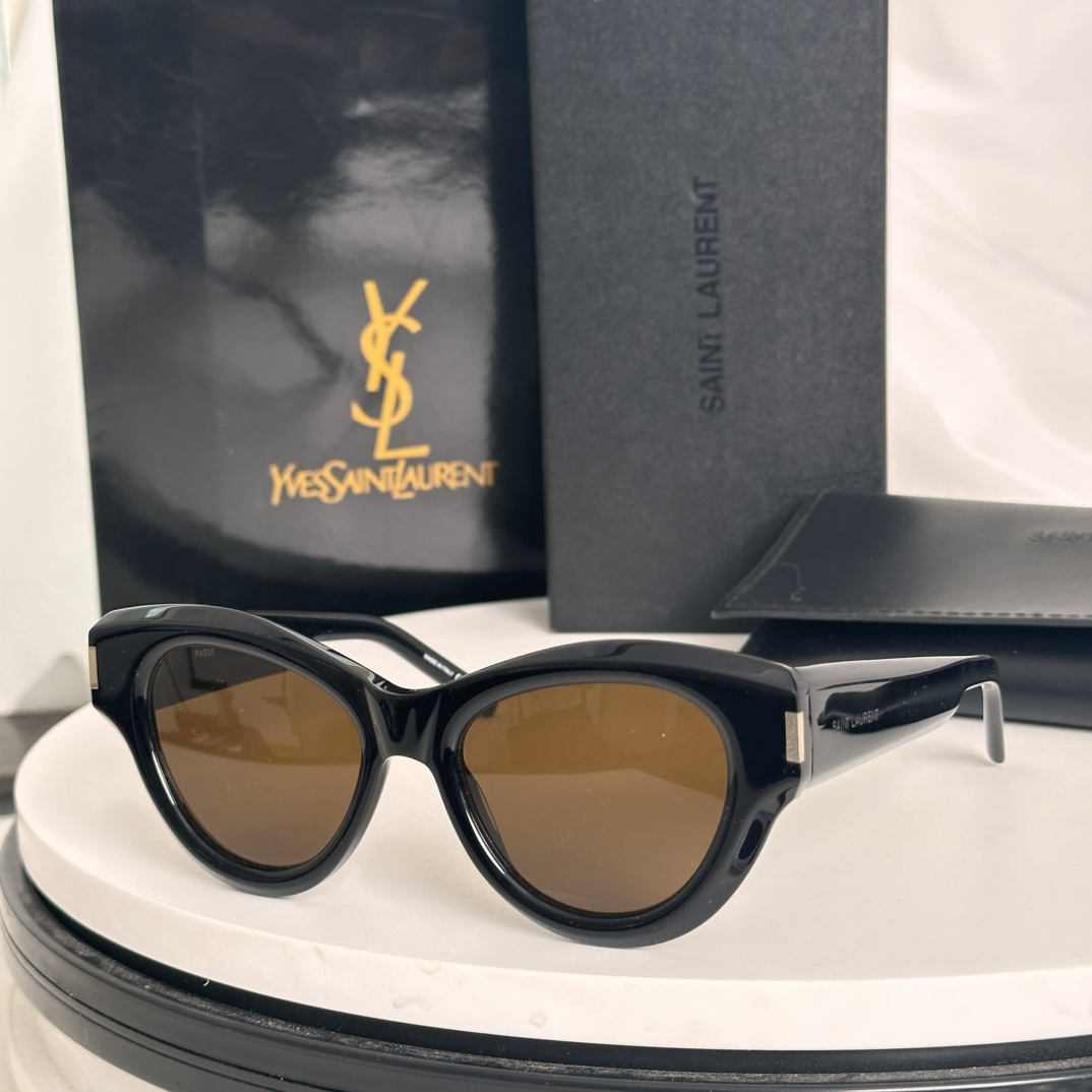  ‼️现货SAINT LAURENT 圣罗兰  YSL  SL506猫眼墨镜推荐 修饰方圆脸型 作为墨镜