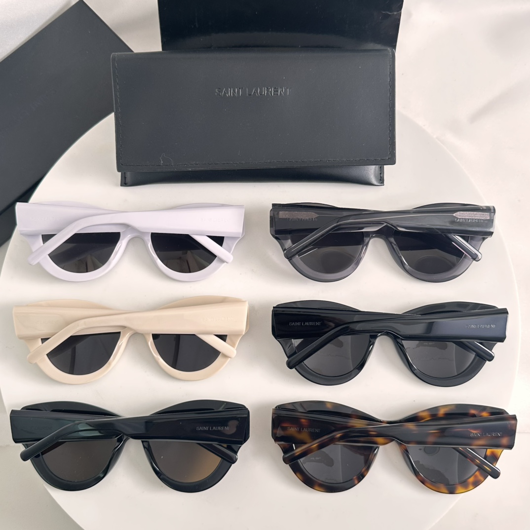  ‼️现货SAINT LAURENT 圣罗兰  YSL  SL506猫眼墨镜推荐 修饰方圆脸型 作为墨镜