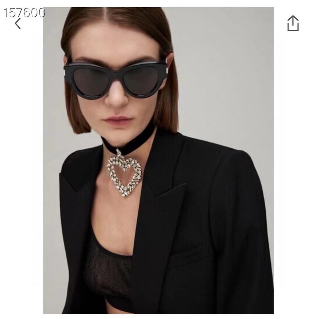  ‼️ 官网图 现货SAINT LAURENT 圣罗兰  YSL  SL506猫眼墨镜推荐 修饰方圆脸型
