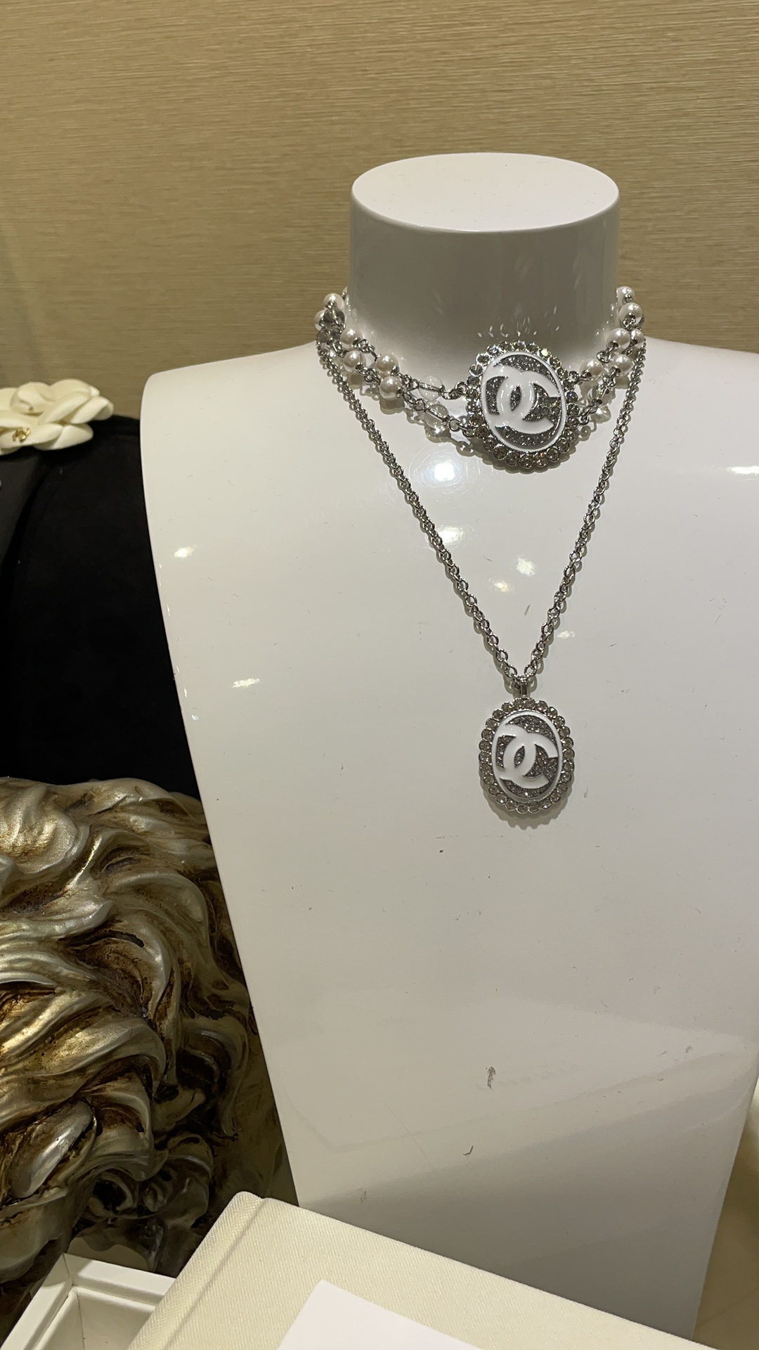 Chanel Haute Couture Haute Joaillerie Fine Jewelry Earrings Necklace 8