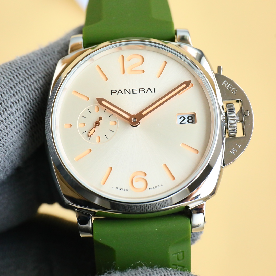 [Panerai Watches]White 670 Gold 700 V7 Factory Dilireba, the same model, ultra