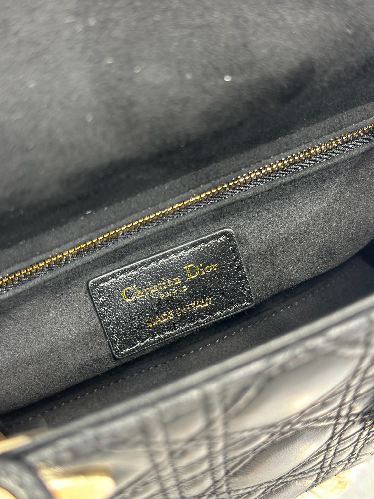 Lady Dior My ABCDior Bag, Small, Black Lambskin, Cannage Stitching 10 i1735477219 6634 8