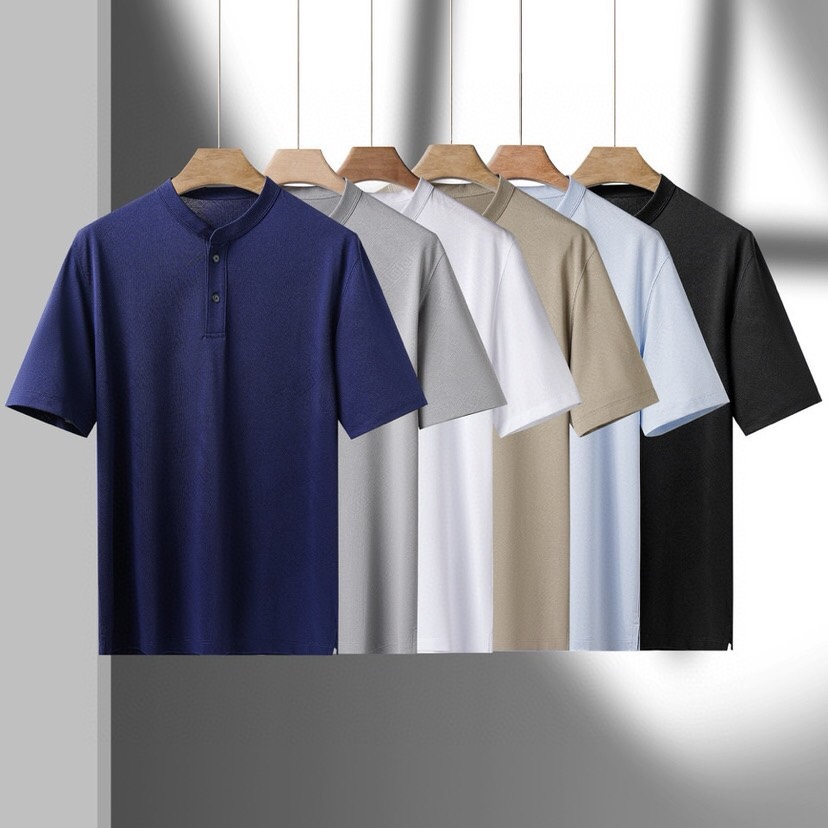 Armani Clothing T-Shirt Men Cotton Vintage Short Sleeve