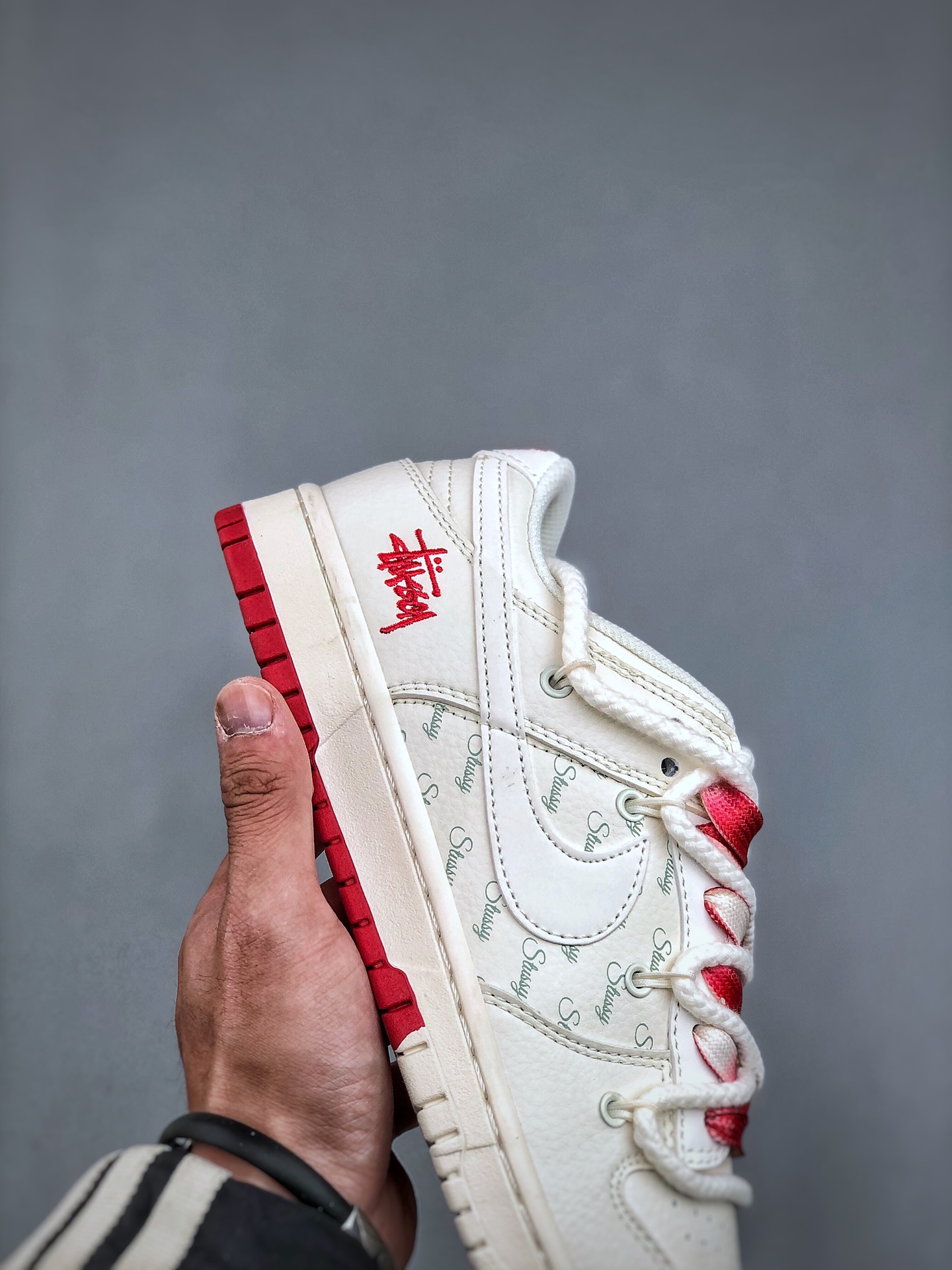 Nike SB Dunk Low Stussy White Red Sneakers Designer Casual Shoes 7 i1735501417 7918 5