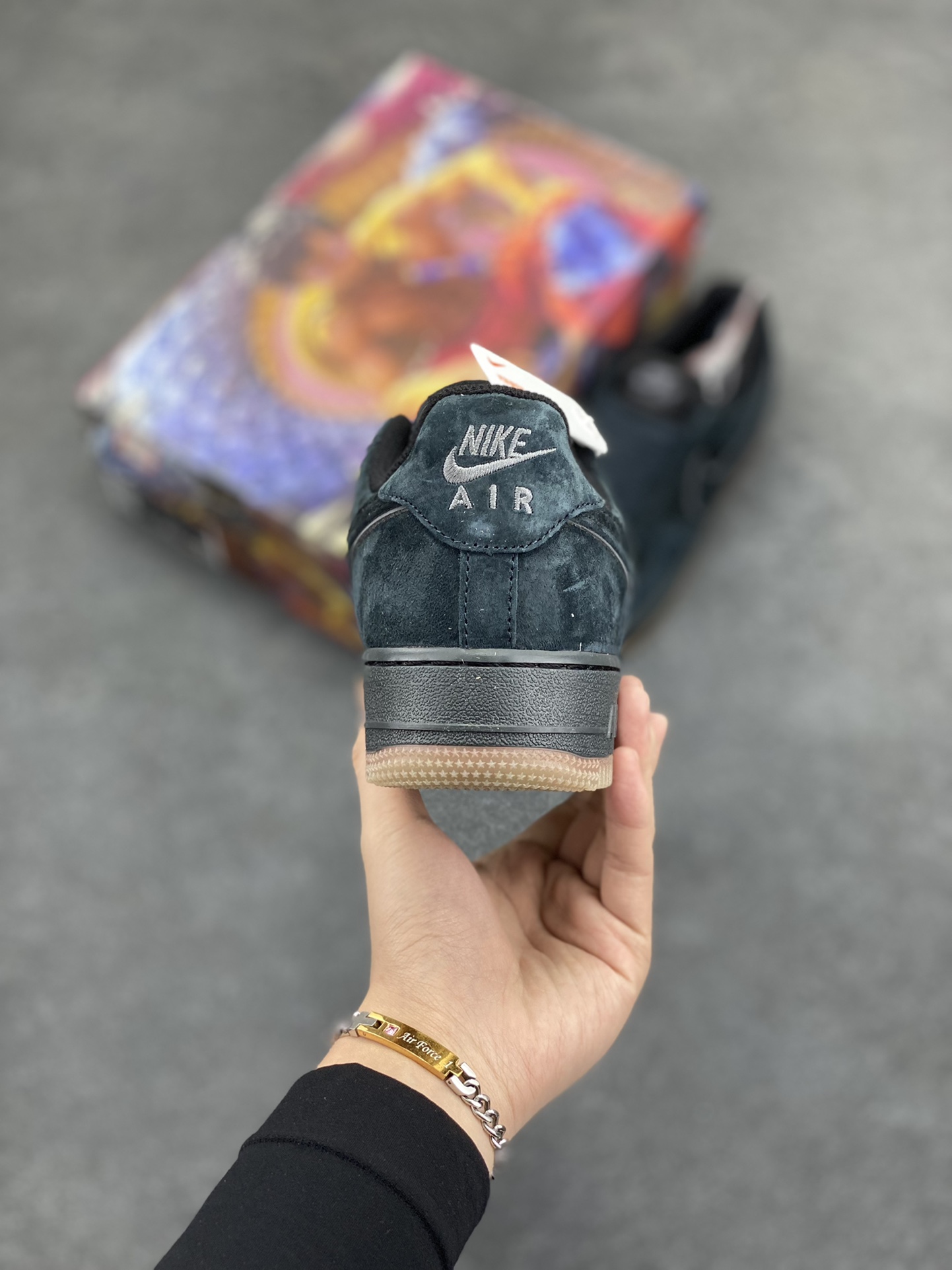 图片[4]-Nike Air Force 1 Low ’07 黑麂皮夜光空军一号低帮休闲板鞋 原厂麂皮 原楦原纸板 纯正版型 正品NFC感应芯片 高清洁度 内置全掌气垫 货号：XT7138-101 尺码：36 36.5 37.5 38 38.5 39 40 40.5 41 42 42.5 43 44 44.5 45-选品中心