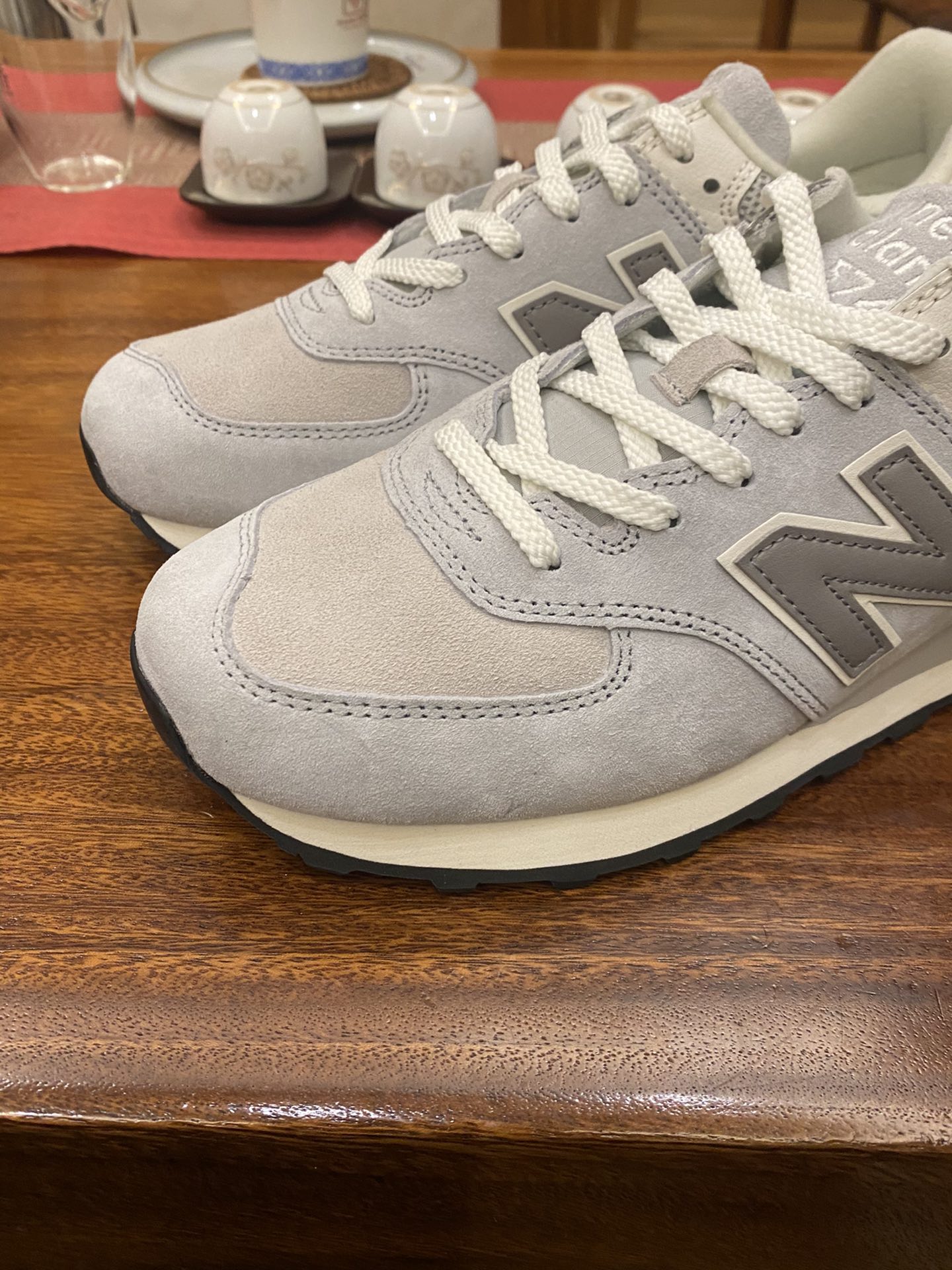 😇 DT版  平台货 NB574 淡蓝 U574AL2 男女鞋 36 37 37.5 38 38.5 39 40 40.