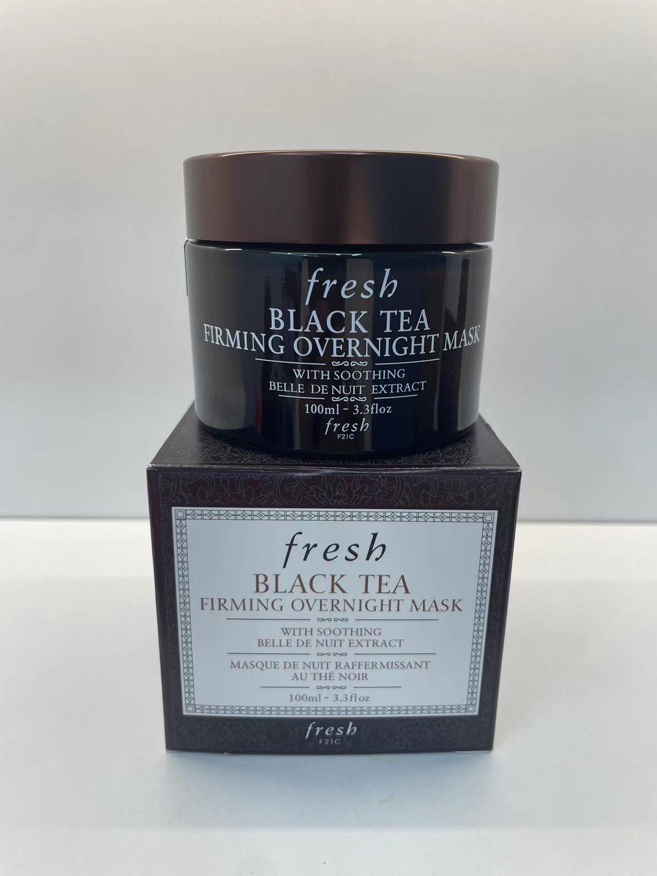30！ ¡Precio ajustado! Mascarilla de té negro Fresh 100ml / frasco negro🔜Versión y aroma correctos❗️Textura correcta❗️C…