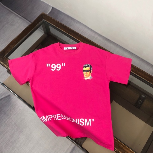 Off-White 2025SS Crew Neck T-Shirt With Graphic Print, Fashionable and Trendy 1 Off-White 2025SS Crew Neck T-Shirt With Graphic Print, Fashionable and Trendy