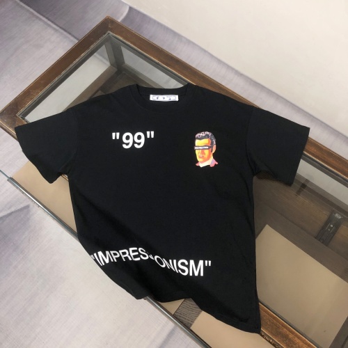 Off-White 2025SS Round Neck Couple T-Shirt With Brand Logo 1 Off-White 2025SS Round Neck Couple T-Shirt With Brand Logo