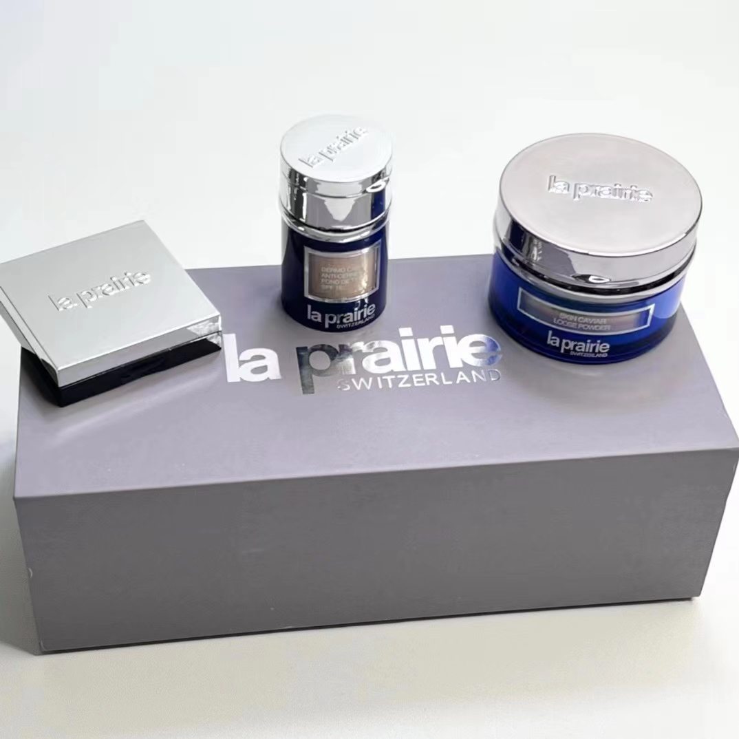 110. Set de muestras de maquillaje La Prairie 🔜 ¡Alta calidad! Contiene: base de maquillaje correctora de caviar NC05#…