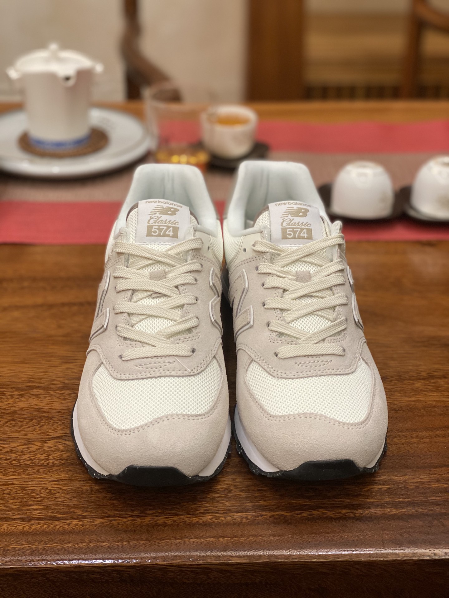 😇 DT版  平台货 NB574 米白 U574SE2 男女鞋 36 37 37.5 38 38.5 39 40 40.