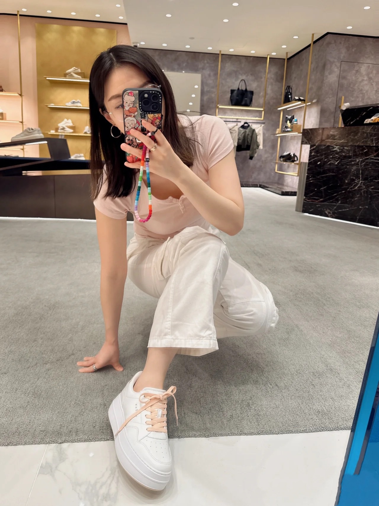 NO:129887,Footwear matching demonstration, casual shoes/sports shoes, sneakers19860909上脚搭配示范,休闲鞋/运动鞋,sneakers,Women's Shoes