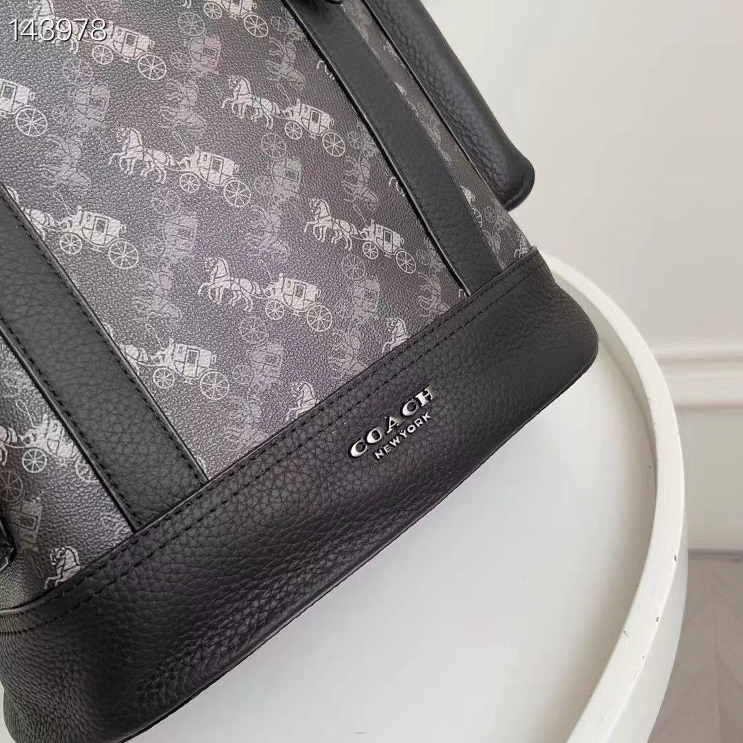 Coach coach 男士双肩包 书包 登山包 背包 旅行包 89897马车 89896黑色