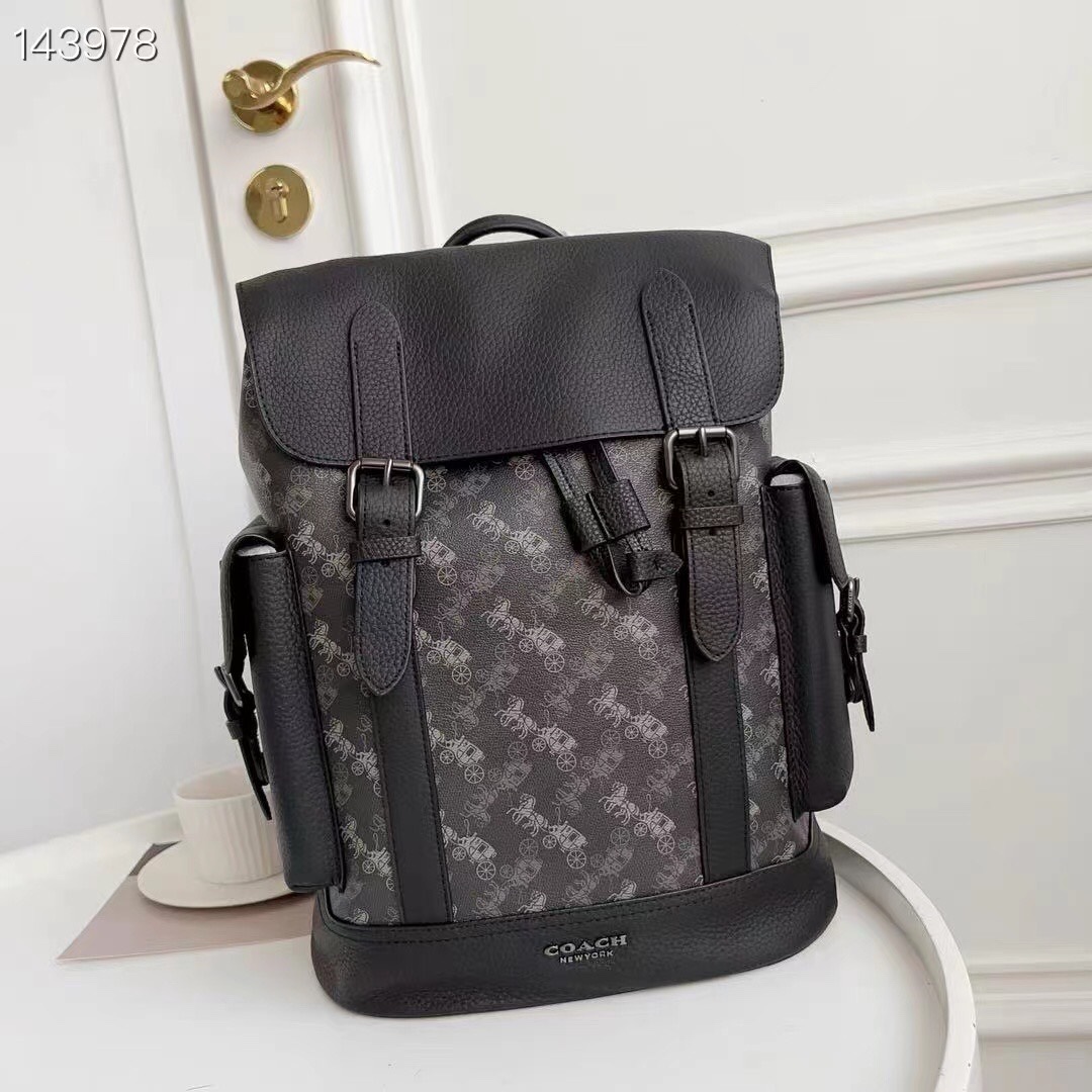 Coach coach 男士双肩包 书包 登山包 背包 旅行包 89897马车 89896黑色