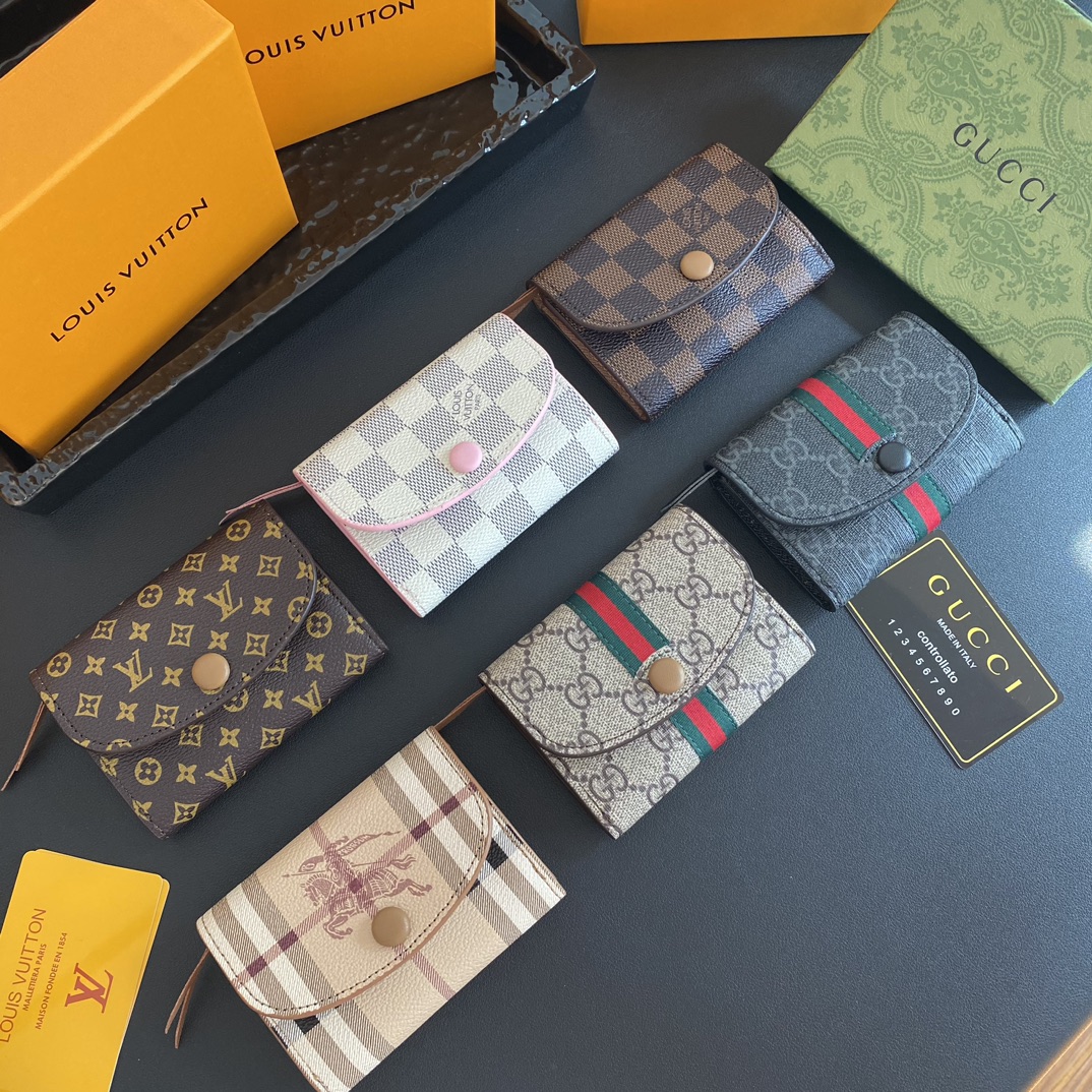 Overall plan,LV+Gucci+BurberryOfficial website wallet wallet card bagYou - Comprehensive 7