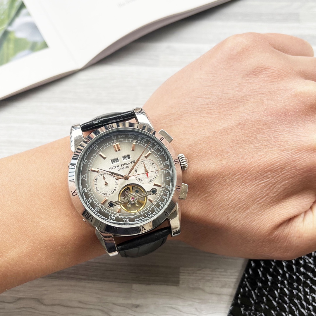 NO:147184,Unified, complex timepiece, luxurious and atmospheric, classic new products, shockingly launched [Latest] Patek Philippe multi-functional boutique, large flywheel design [Type] boutique men's watch [Watch strap] real cowhide strap [Movement] high-end fully automatic mechanical movement [Mirror] mineral reinforced glass (more high definition) Elegant taste, vast and atmospheric, ingenious, wrist treasure, size diameter 42mm thick 12.5mm, hot sale!  Welcome to reprint!  ,,patek philippe,cowhide19860909统一 复杂时计 奢华大气 经典新品 震撼上市【最新】百达翡丽多功能精品 大飞轮设计【类型】精品男士腕表【表带】真牛皮表带【机芯】高端全自动机械机芯【镜面】矿物质强化玻璃（更高清） 品味高雅 浩瀚大气 匠心独运 腕间瑰宝 尺寸直径42mm厚12.5mm热卖上市！欢迎转载！,,patek philippe,cowhide,Watch