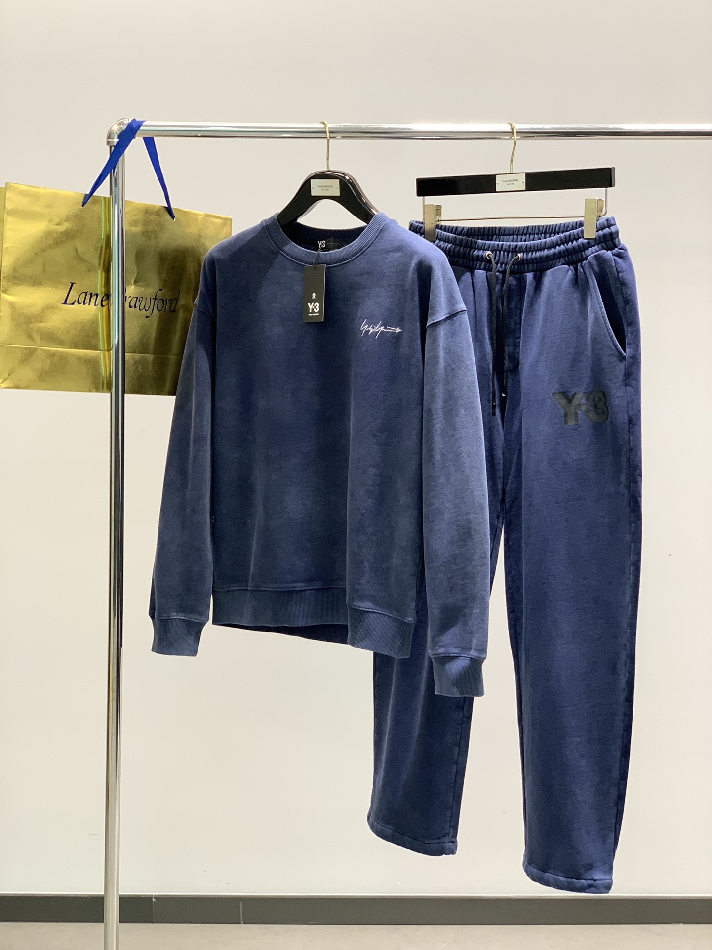衣服，裤子，Y-3 山本耀司，2024春季最新品，专柜同步有售，原单狠货，时尚休闲套装，进口原版面料，舒