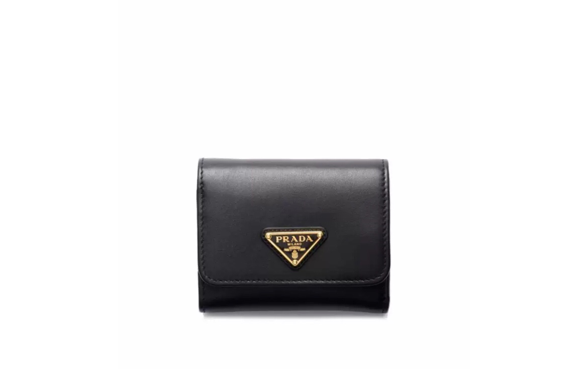 NO:672799,043 Plain leather triangle gold mark/silver mark; new product, Prada, prada19860909043平纹皮三角金唛/银唛；新品,普拉达,prada,欧美剧