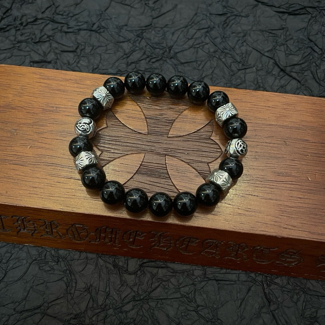 New [Counter Quality] Chrome Hearts Classic Retro Multi Element Black - Jewelry 7