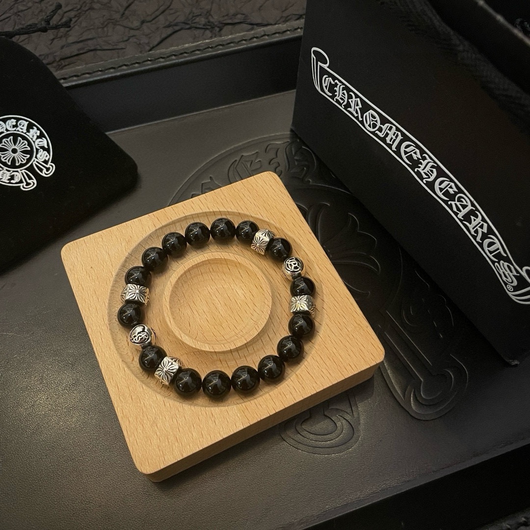 New [Counter Quality] Chrome Hearts Classic Retro Multi Element Black - Jewelry 9