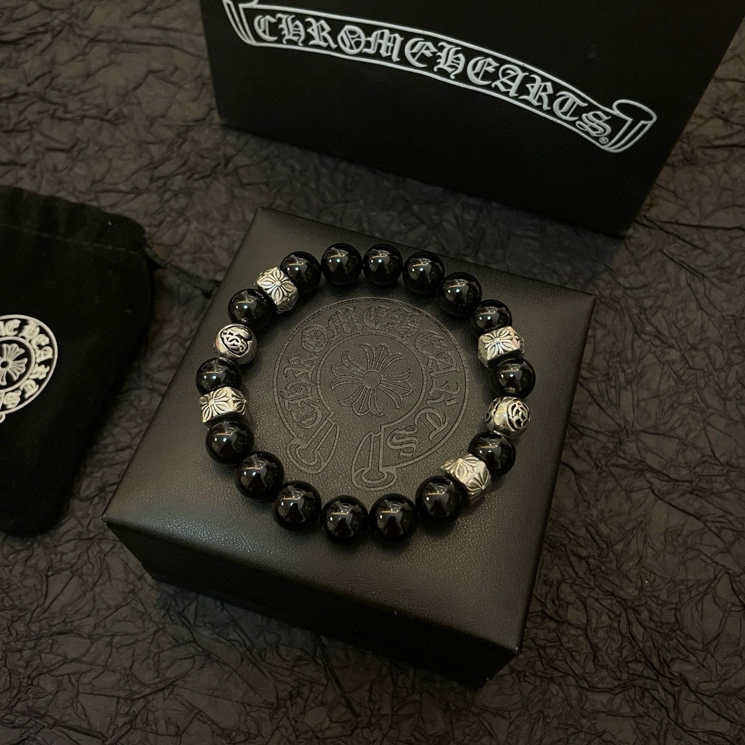 New [Counter Quality] Chrome Hearts Classic Retro Multi Element Black - Jewelry 3