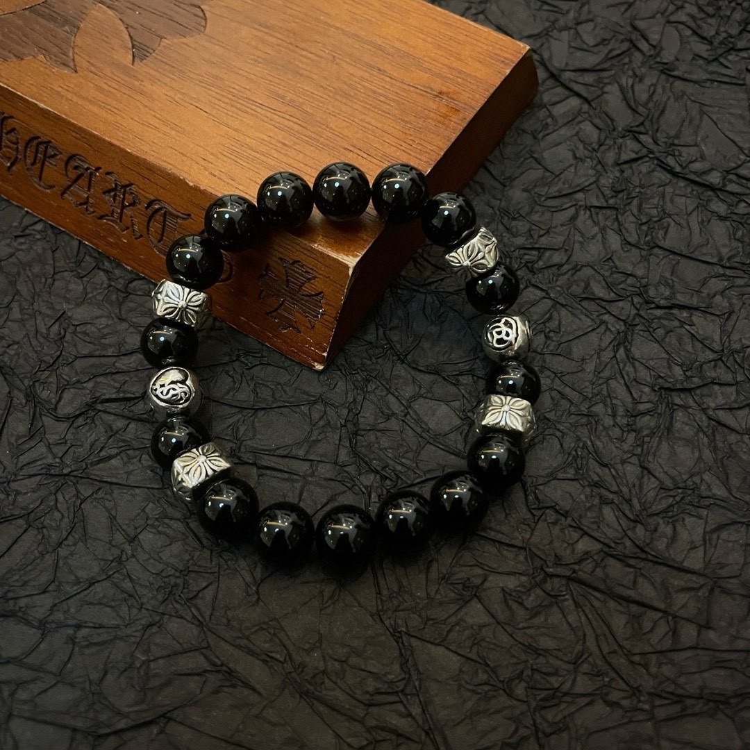New [Counter Quality] Chrome Hearts Classic Retro Multi Element Black - Jewelry 6