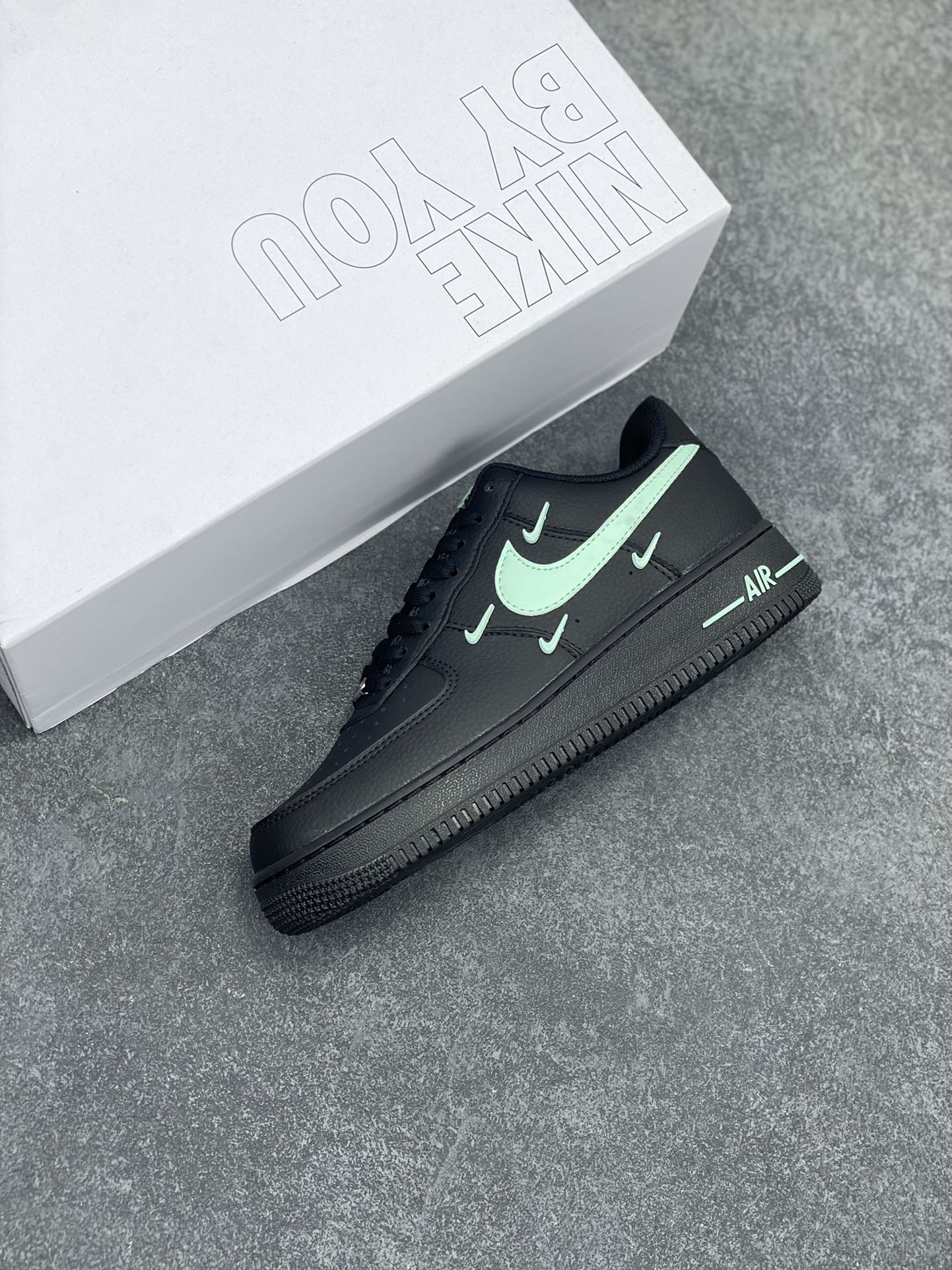 图片[7]-NK Air Force 1‘07 Low 定制款抽屉盒 空军一号低帮休闲板鞋 定制皮料 原楦原纸板 纯正版型 高清洁度 内置全掌气垫 货号：CW2288-111 尺码：36 36.5 37.5 38 38.5 39 40 40.5 41 42 42.5 43 44 44.5 45-选品中心