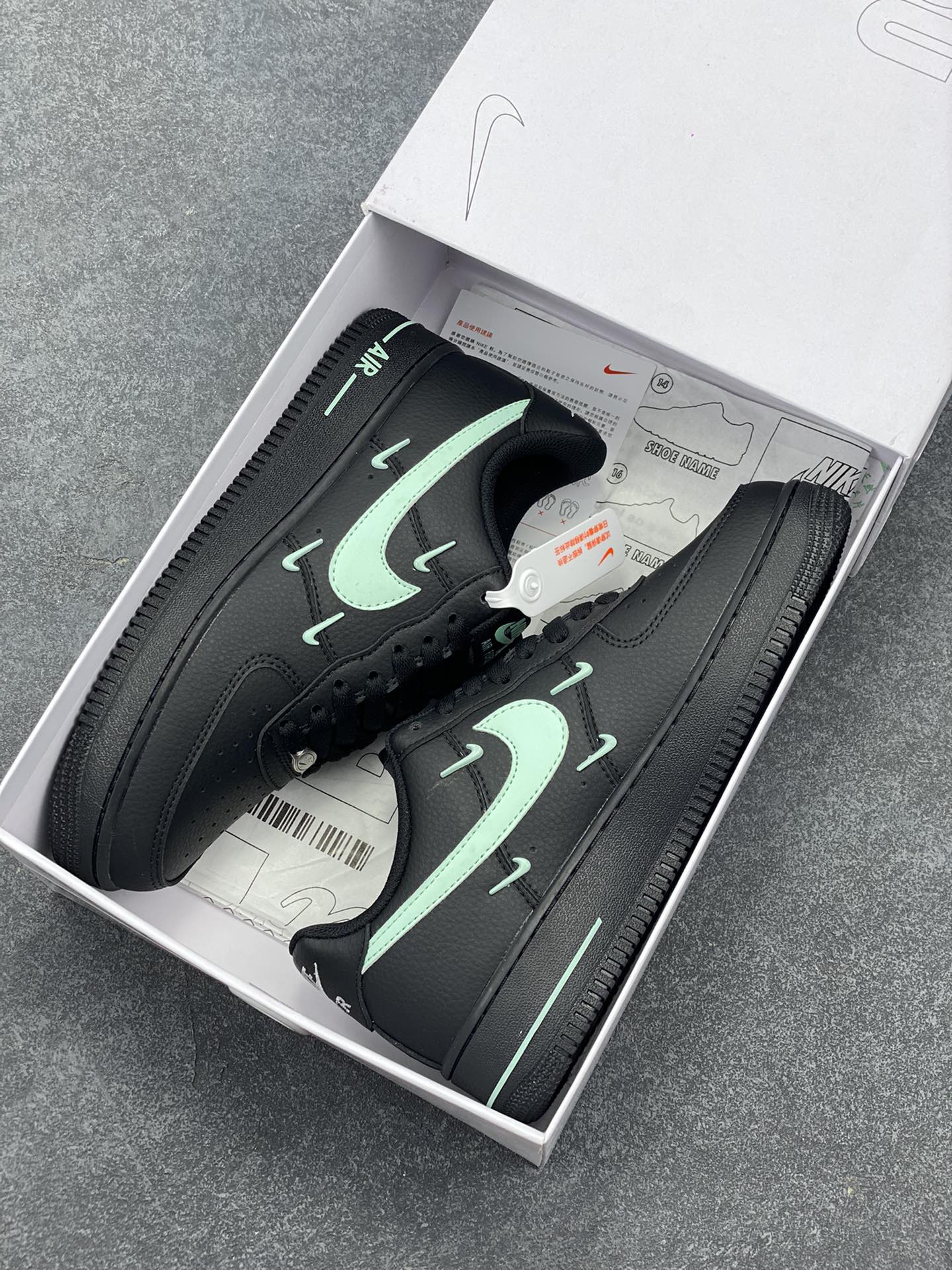 图片[9]-NK Air Force 1‘07 Low 定制款抽屉盒 空军一号低帮休闲板鞋 定制皮料 原楦原纸板 纯正版型 高清洁度 内置全掌气垫 货号：CW2288-111 尺码：36 36.5 37.5 38 38.5 39 40 40.5 41 42 42.5 43 44 44.5 45-选品中心