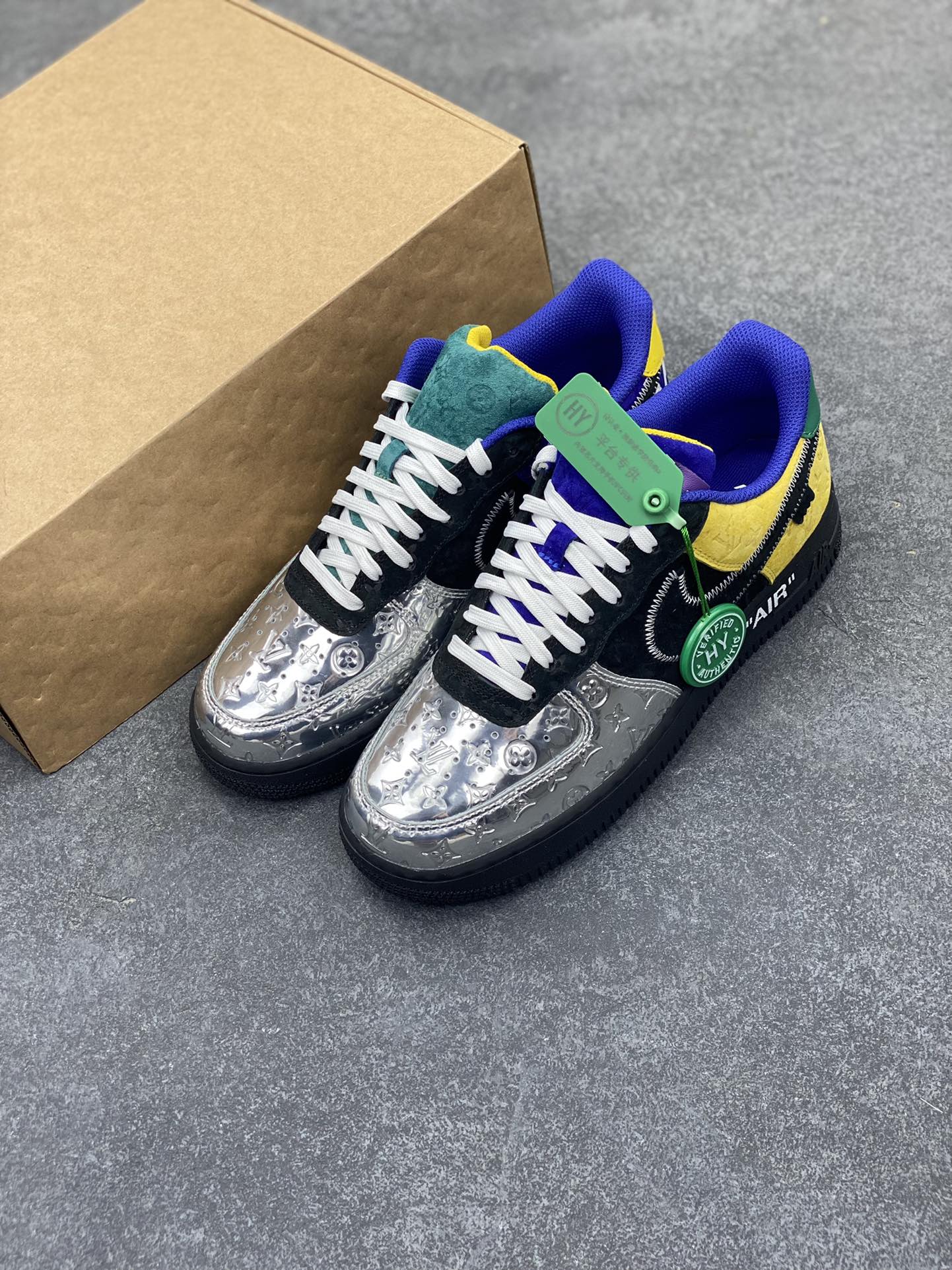 图片[8]-HY版本💯  Lv x Nike Air Force 1 Low 路易斯威登驴牌LV联名 空军一号低帮运动休闲板鞋 原楦头原纸板 打造纯正空军版型#专注外贸渠道 全掌内置蜂窝气垫 #原盒配件 中底钢印、拉帮完美 货号：1A9VCH 尺码：35.5 36 36.5 37.5 38 38.5 39 40 40.5 41 42 42.5 43 44 44.5 45-选品中心