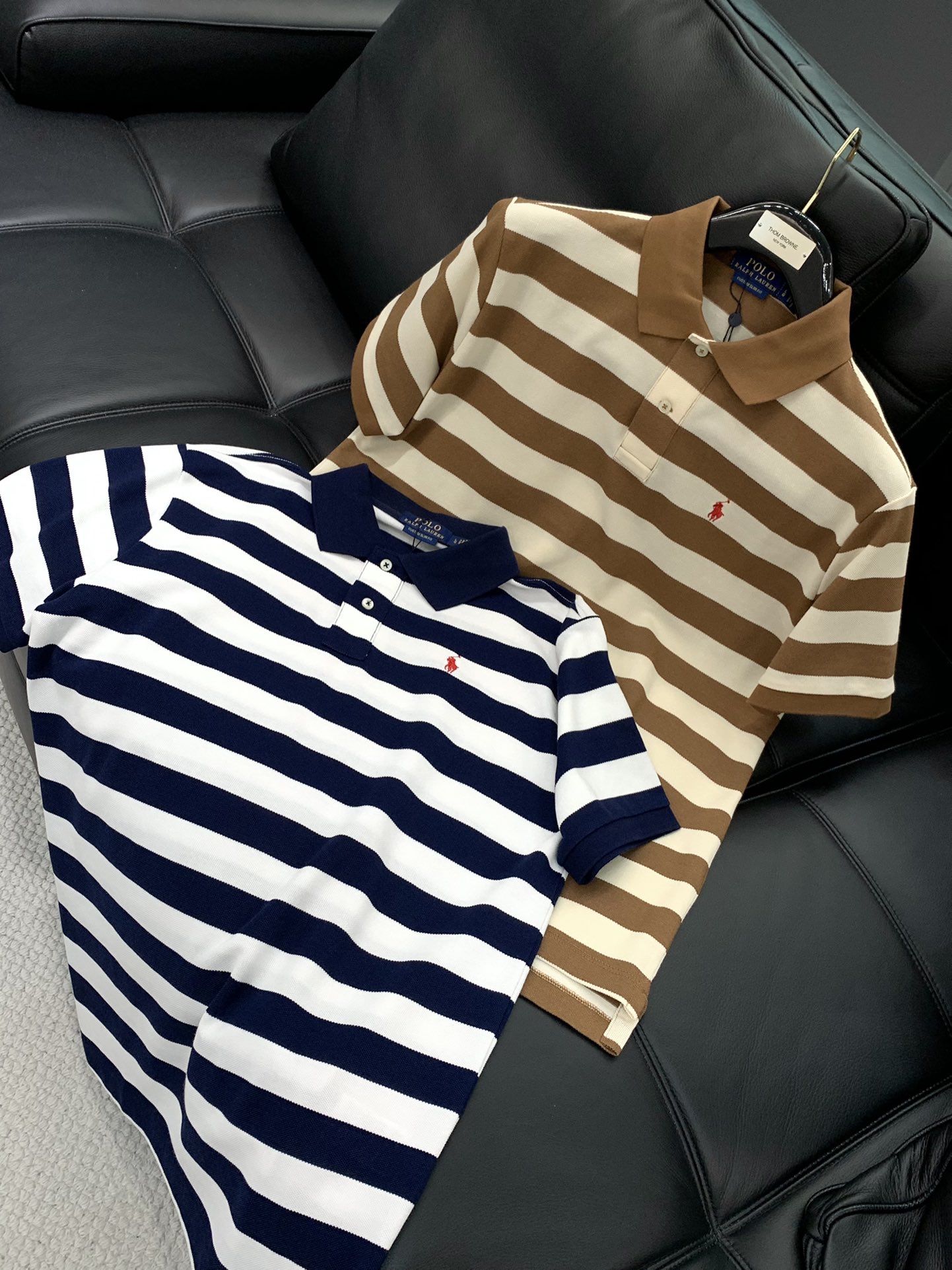 ，Polo， 2025春夏新品，专柜同步有售，简约时尚休闲Polo短袖，原版进口面料，舒适透气，顶级刺绣