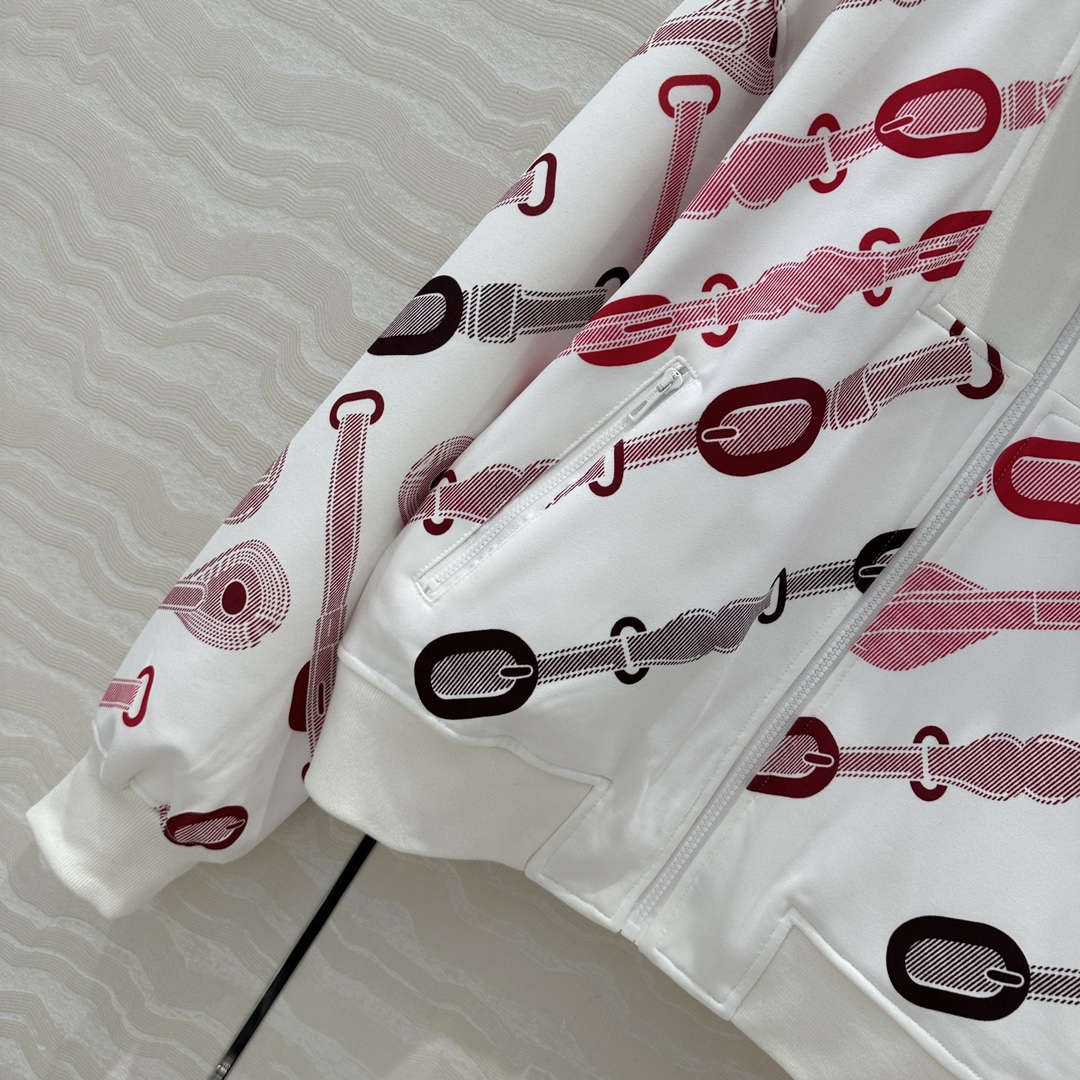 独家首发❤️原单品质H运动套装！Coachinng Remix系列印花泽西棉！减龄运动少女立领拉链外套搭