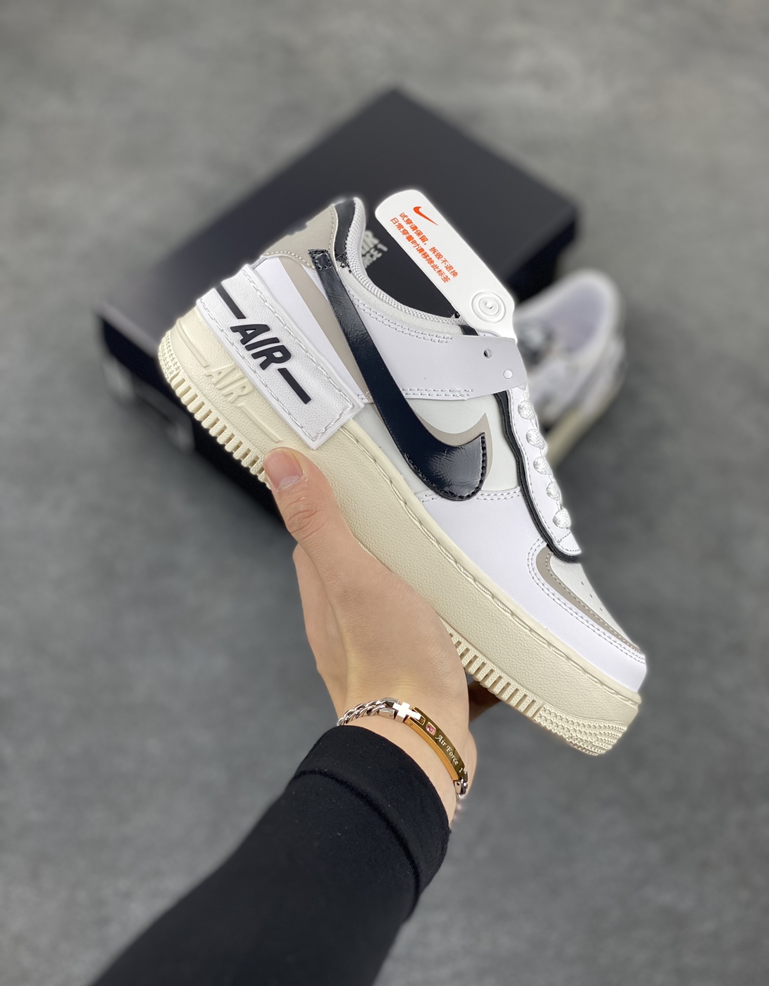 NK Air Force 1 Shadow 轻量增高低帮百搭板鞋\