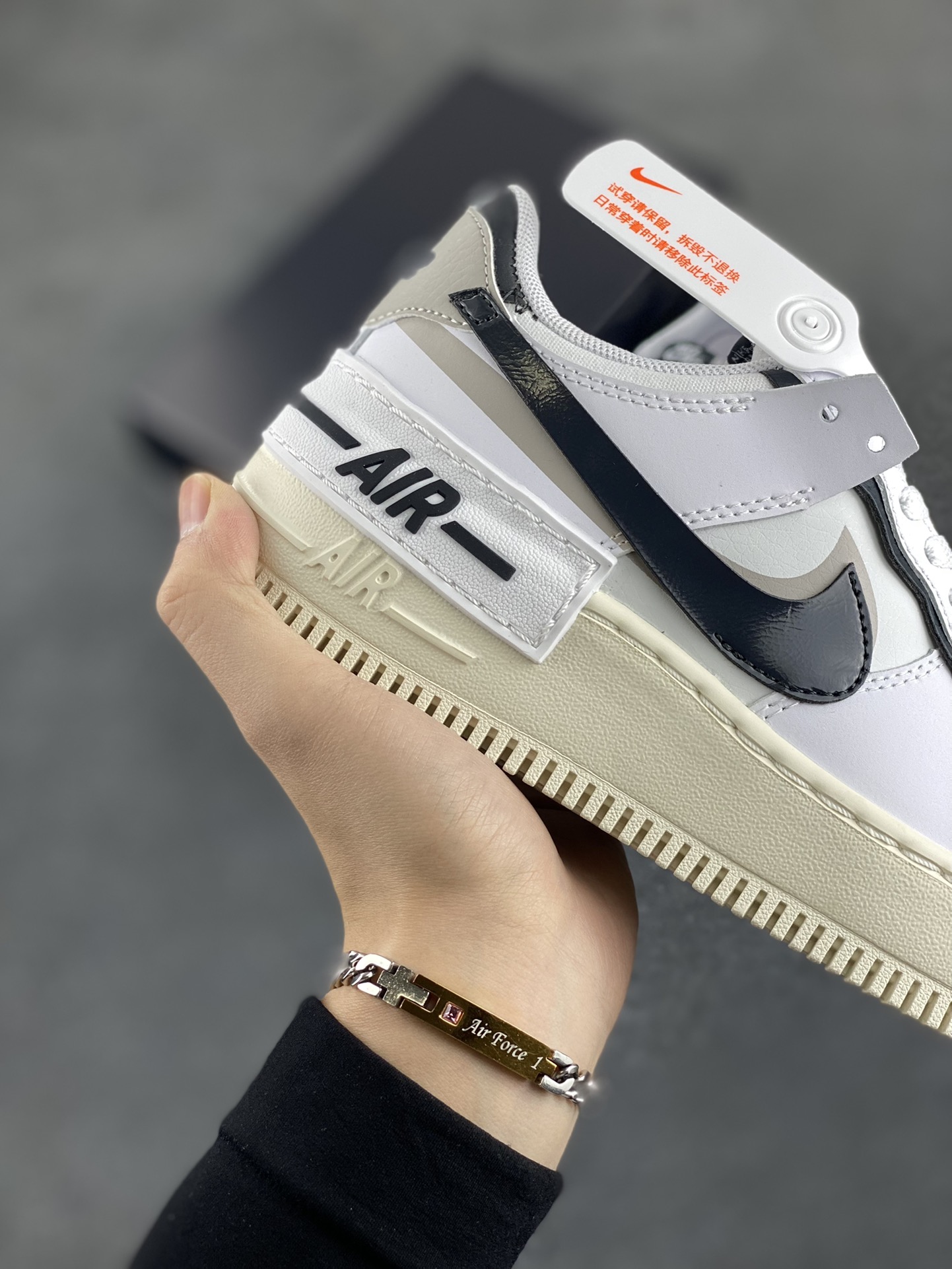 图片[6]-NK Air Force 1 Shadow 轻量增高低帮百搭板鞋\”拼接马卡龙\” 全新少女系解构主义设计双层轻量EVA发泡中底+防滑RB橡胶外圈底鞋底 原楦头原纸板 打造纯正空军版型 专注外贸渠道 全掌内置蜂窝气垫 原盒配件 原厂中底钢印、拉帮完美 货号： DZ1847-110 尺码：35.5 36 36.5 37.5 38 38.5 39 40 40.5 41 42-选品中心